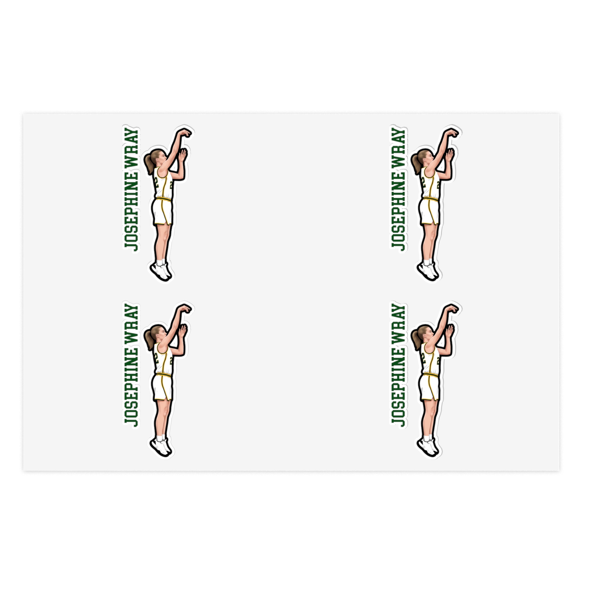 Sticker Sheet — character_name_vertical in Classic