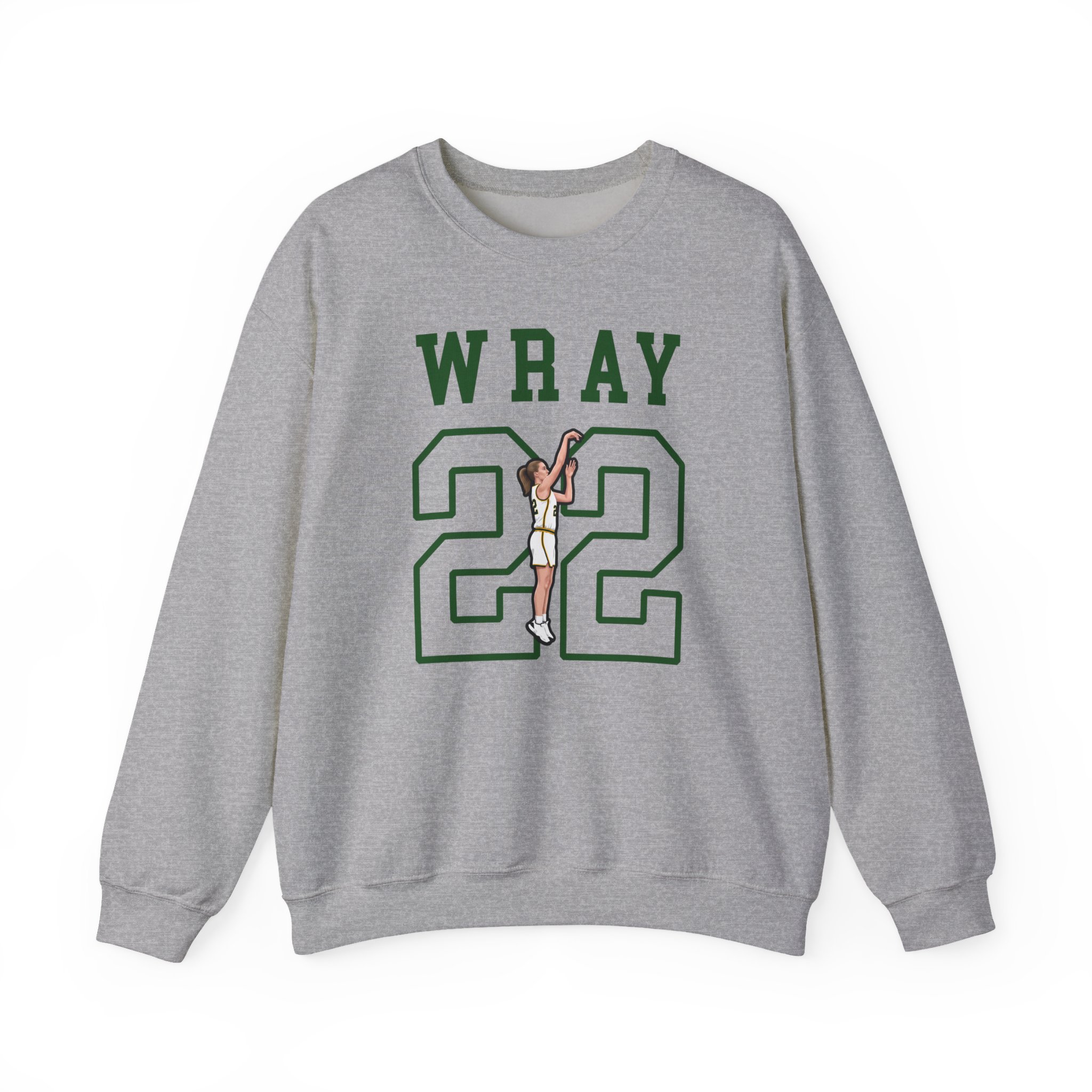 Crewneck Sweatshirt — character_shirsey in Grey