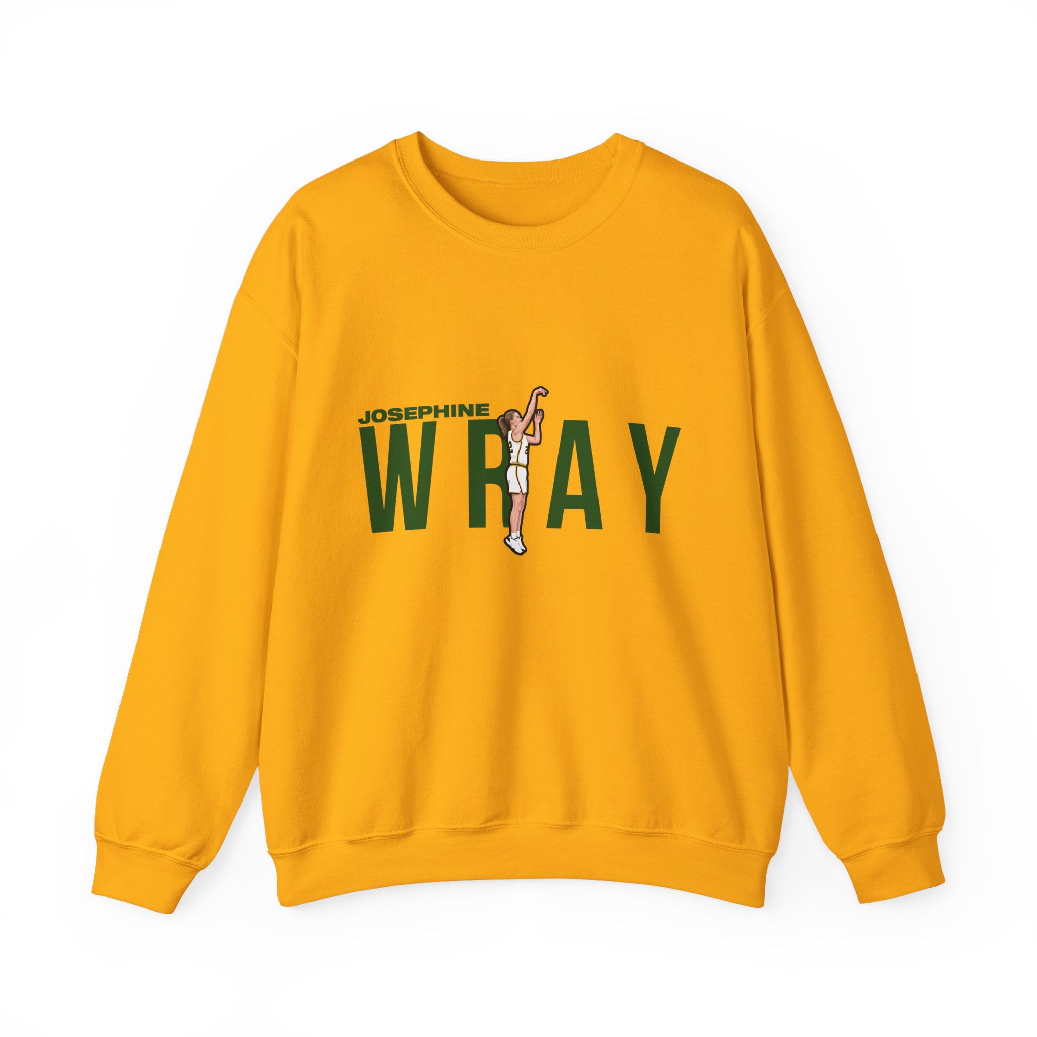 Crewneck Sweatshirt — character_player_name in Gold