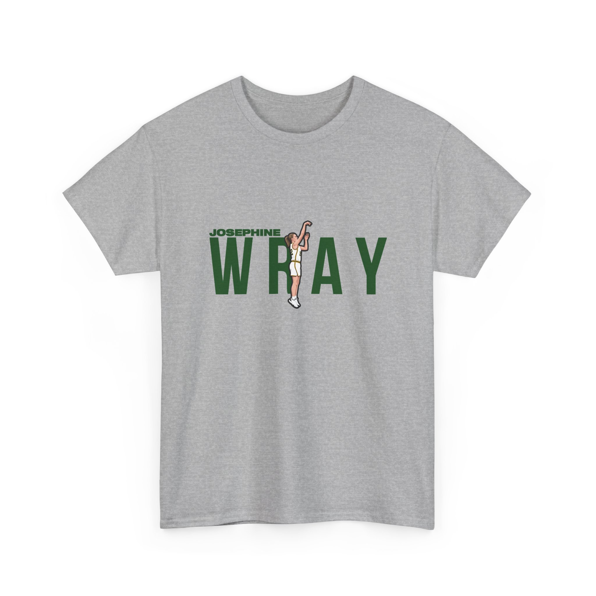 Tee — character_player_name in Grey