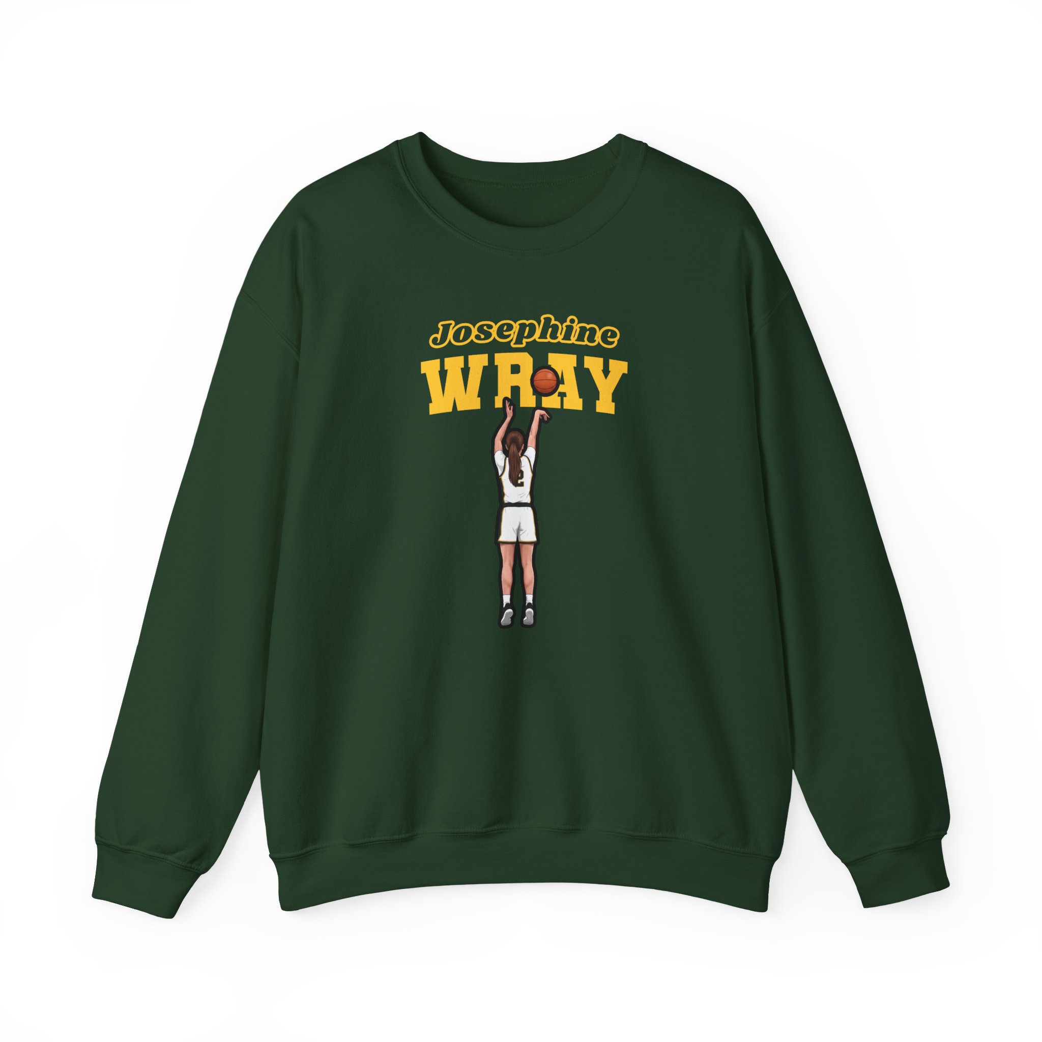 Crewneck Sweatshirt — character_name_arch in Green