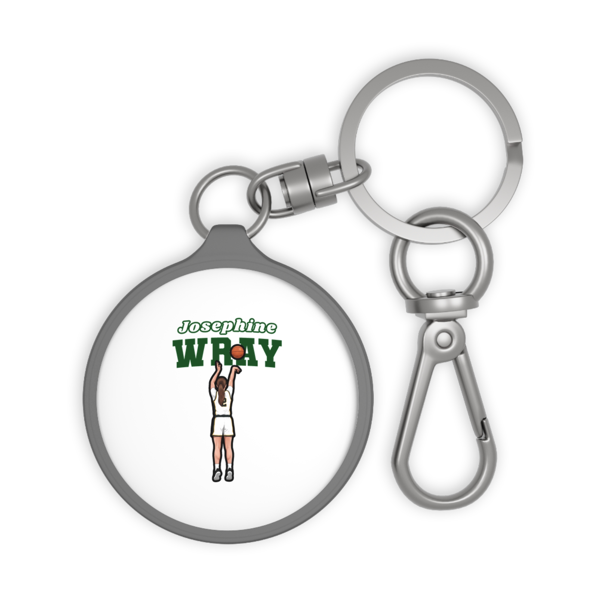 Keychain — character_name_arch in Grey