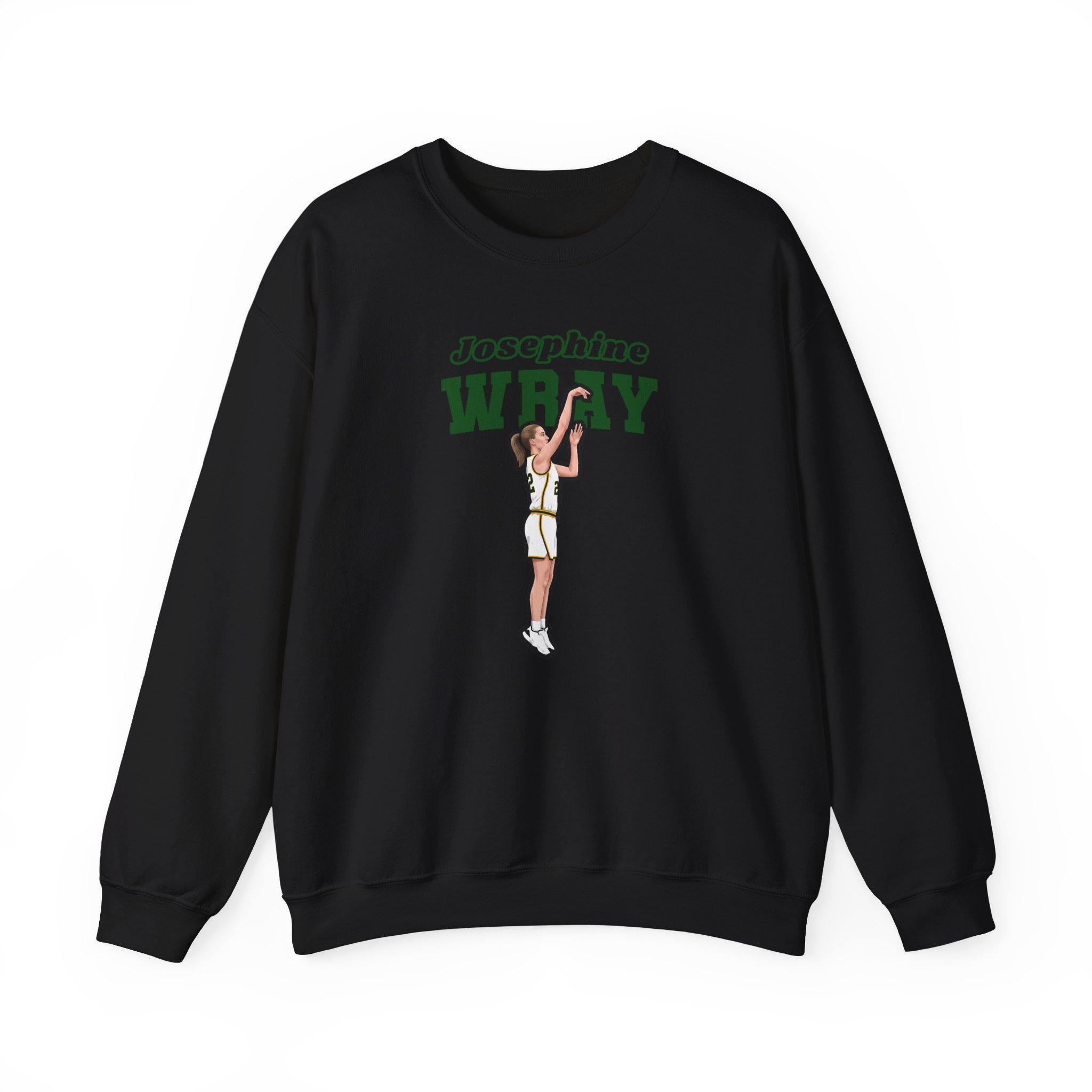 Crewneck Sweatshirt — character_name_arch in Black