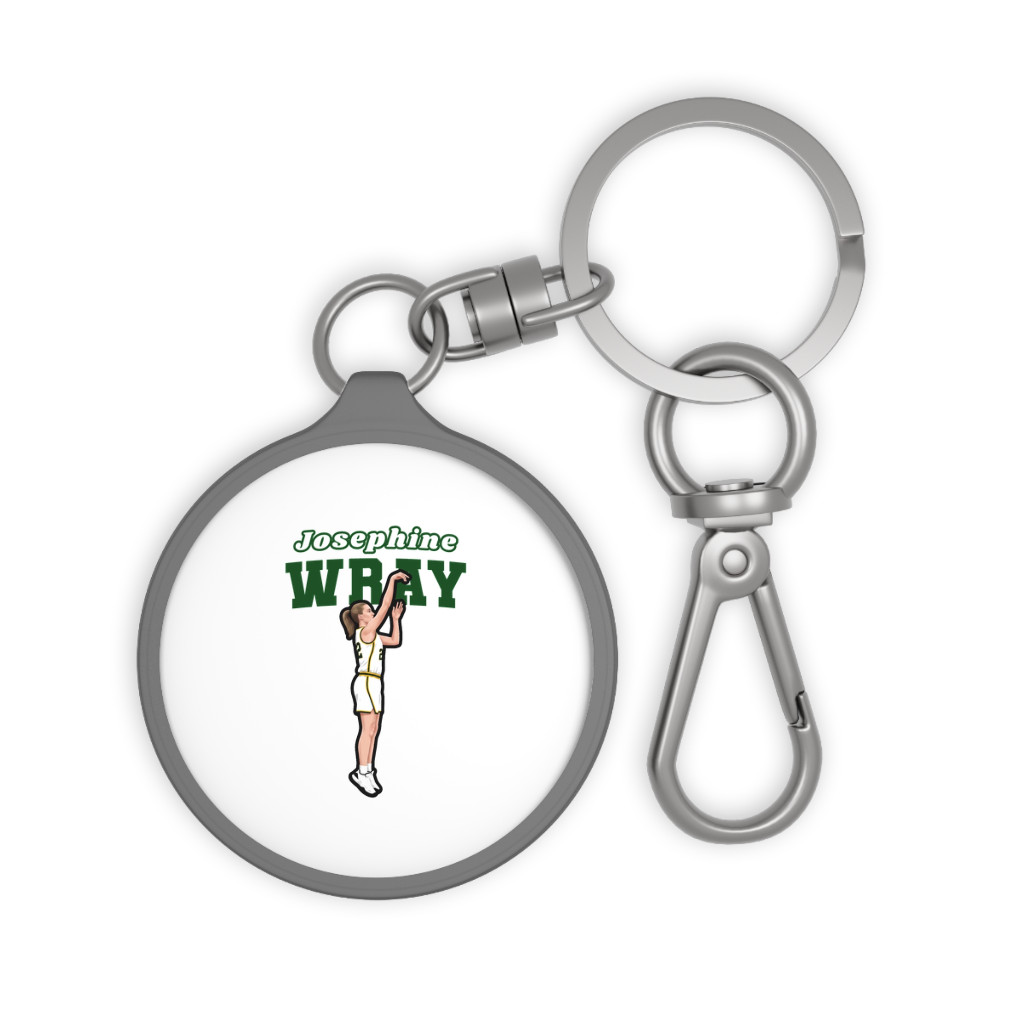 Keychain — character_name_arch in Grey