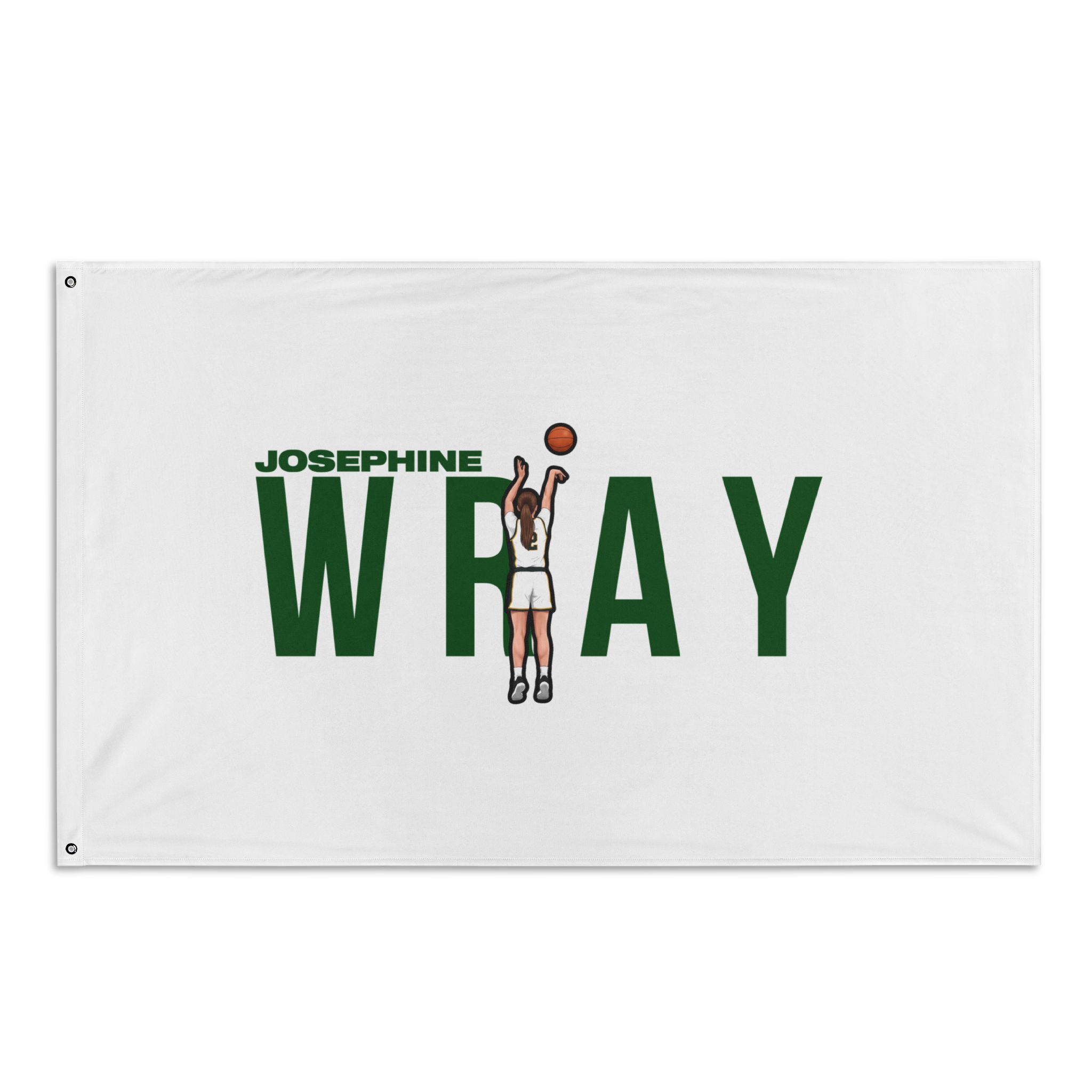 Flag (35 × 56 in) — character_player_name in Classic