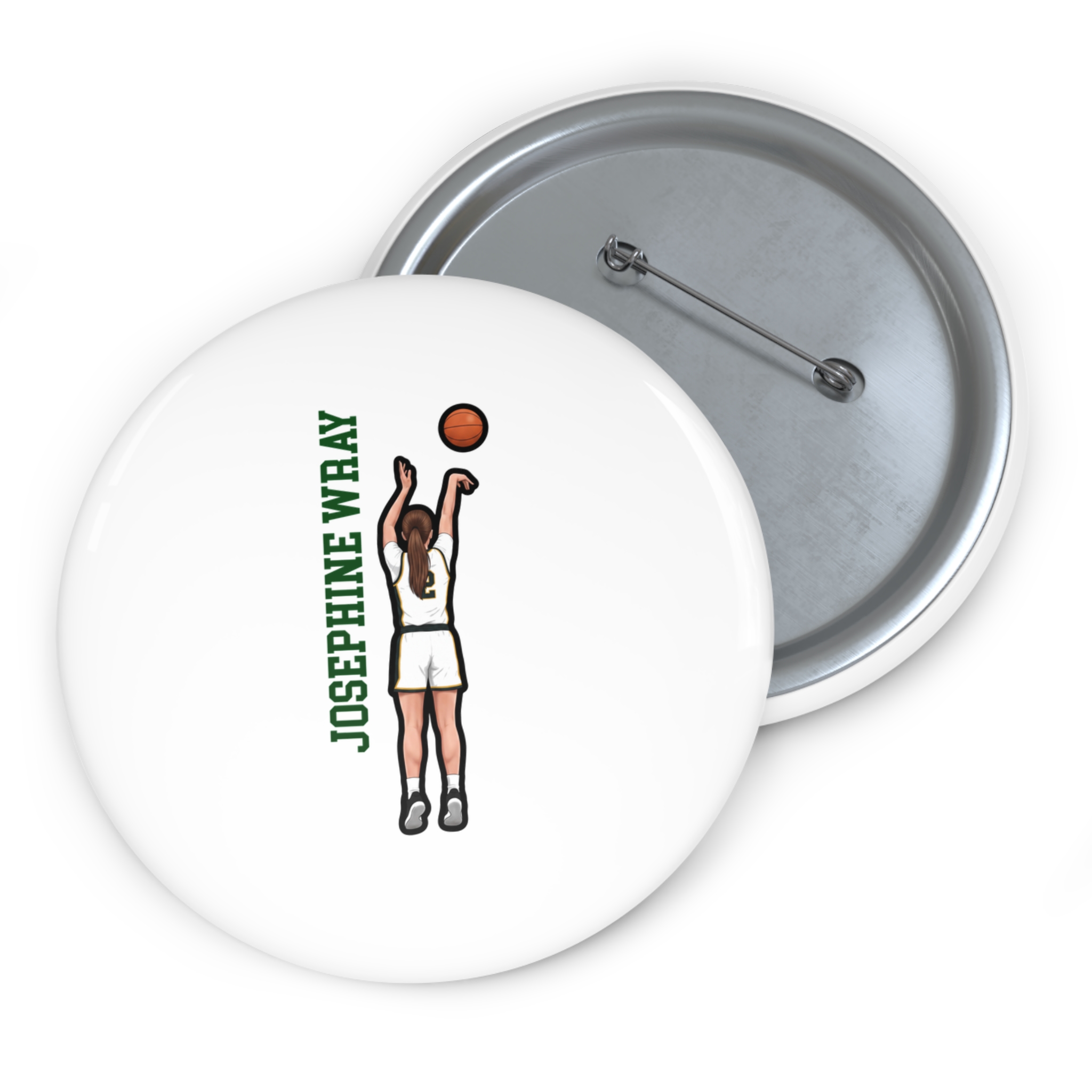 Game Day Pin — character_name_vertical in Classic