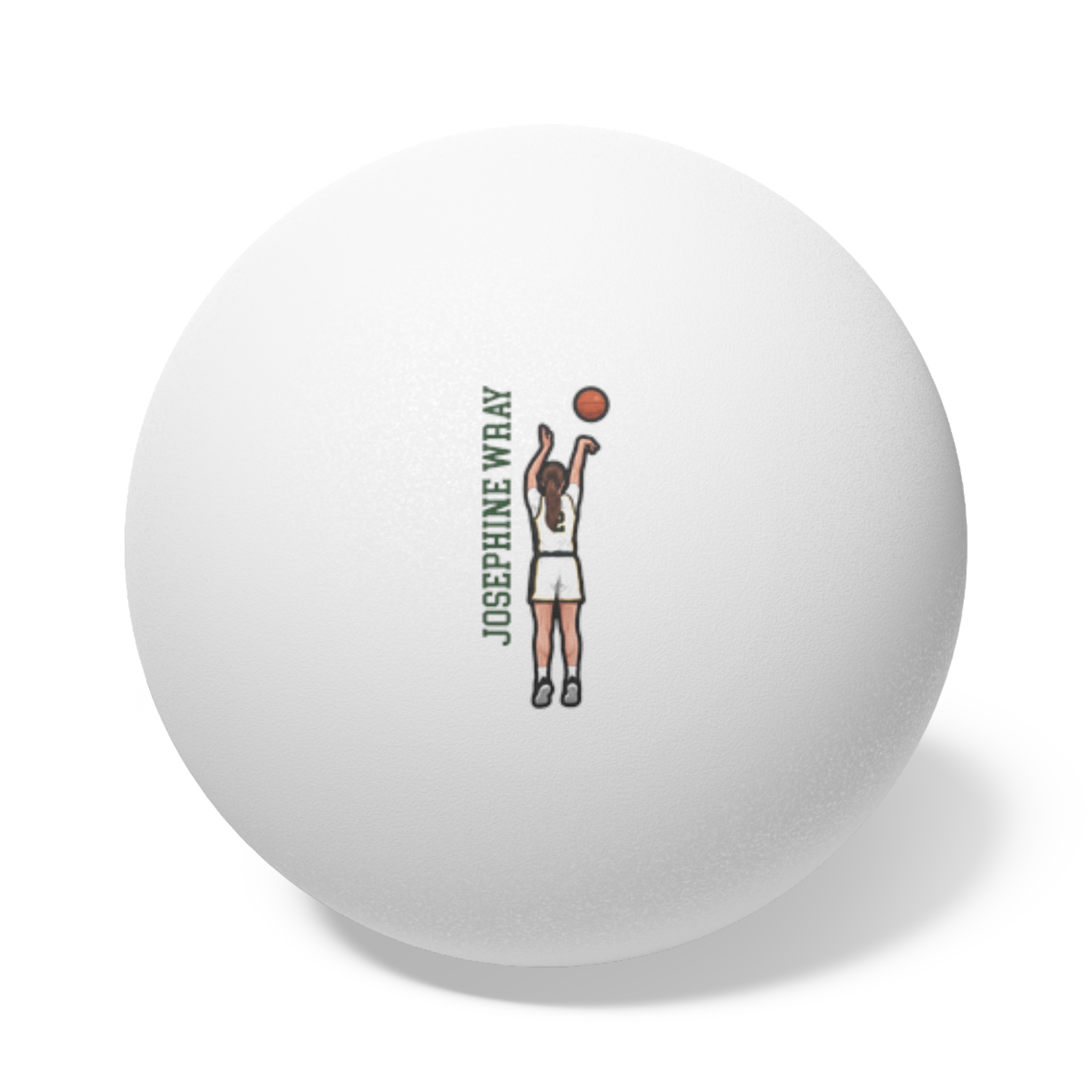 Ping Pong Balls, 6 pcs — character_name_vertical in White