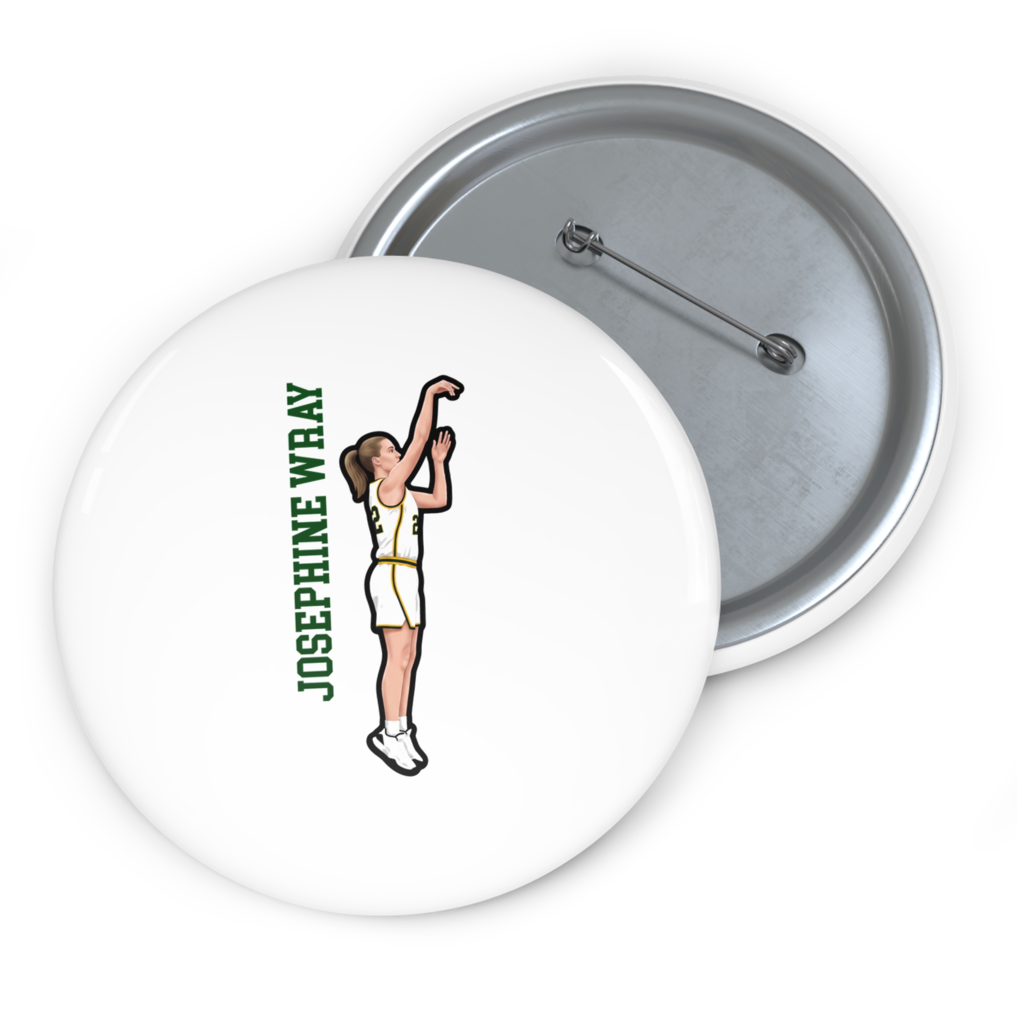 Game Day Pin — character_name_vertical in Classic