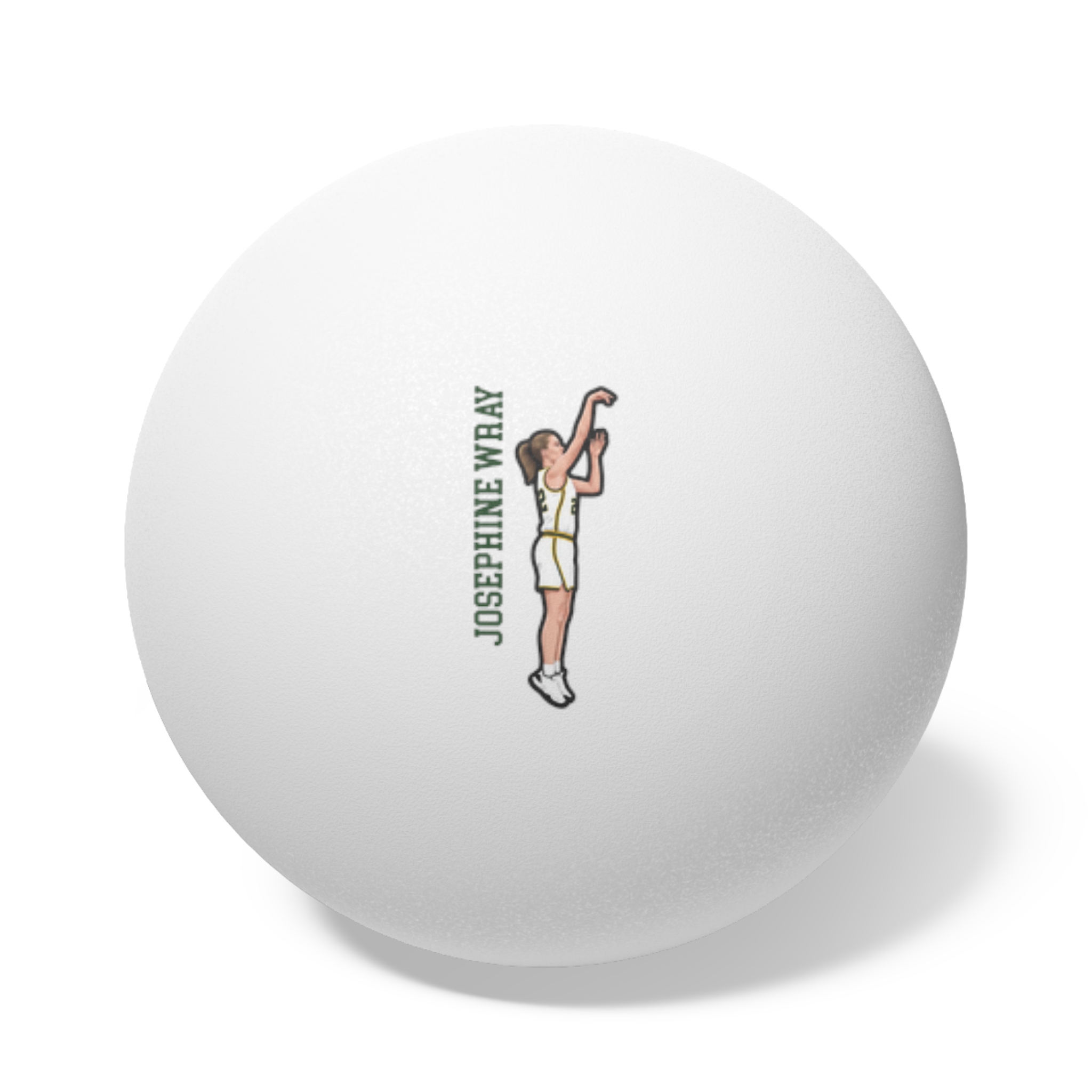 Ping Pong Balls, 6 pcs — character_name_vertical in White