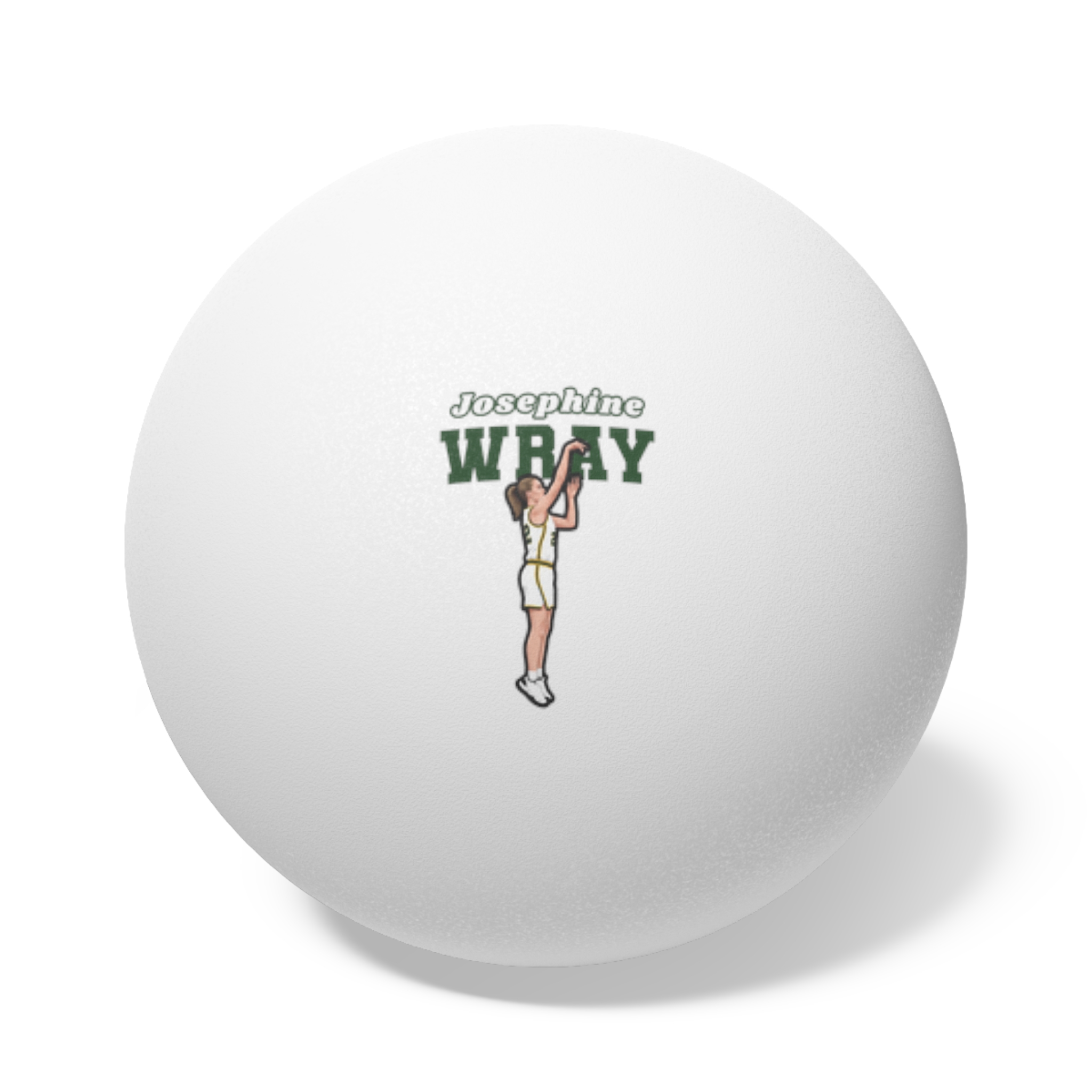 Ping Pong Balls, 6 pcs — character_name_arch in White