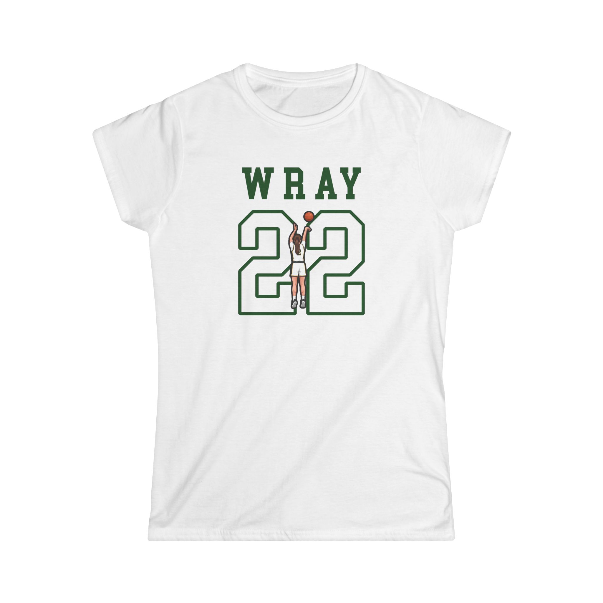 Women's Softstyle Tee — character_shirsey in White