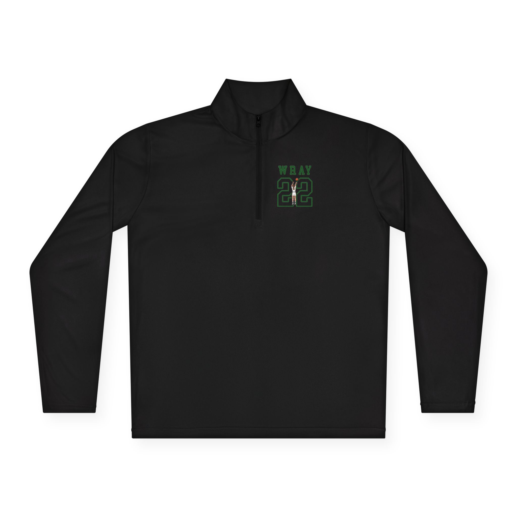 Q-Zip Pullover — character_shirsey in Black