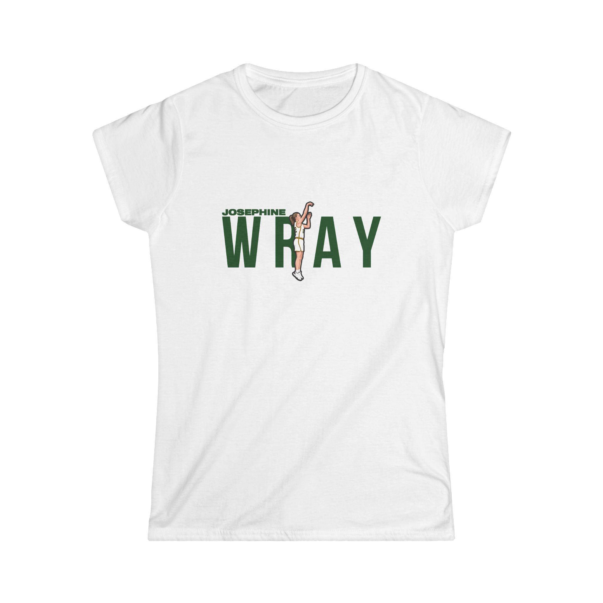 Women's Softstyle Tee — character_player_name in White