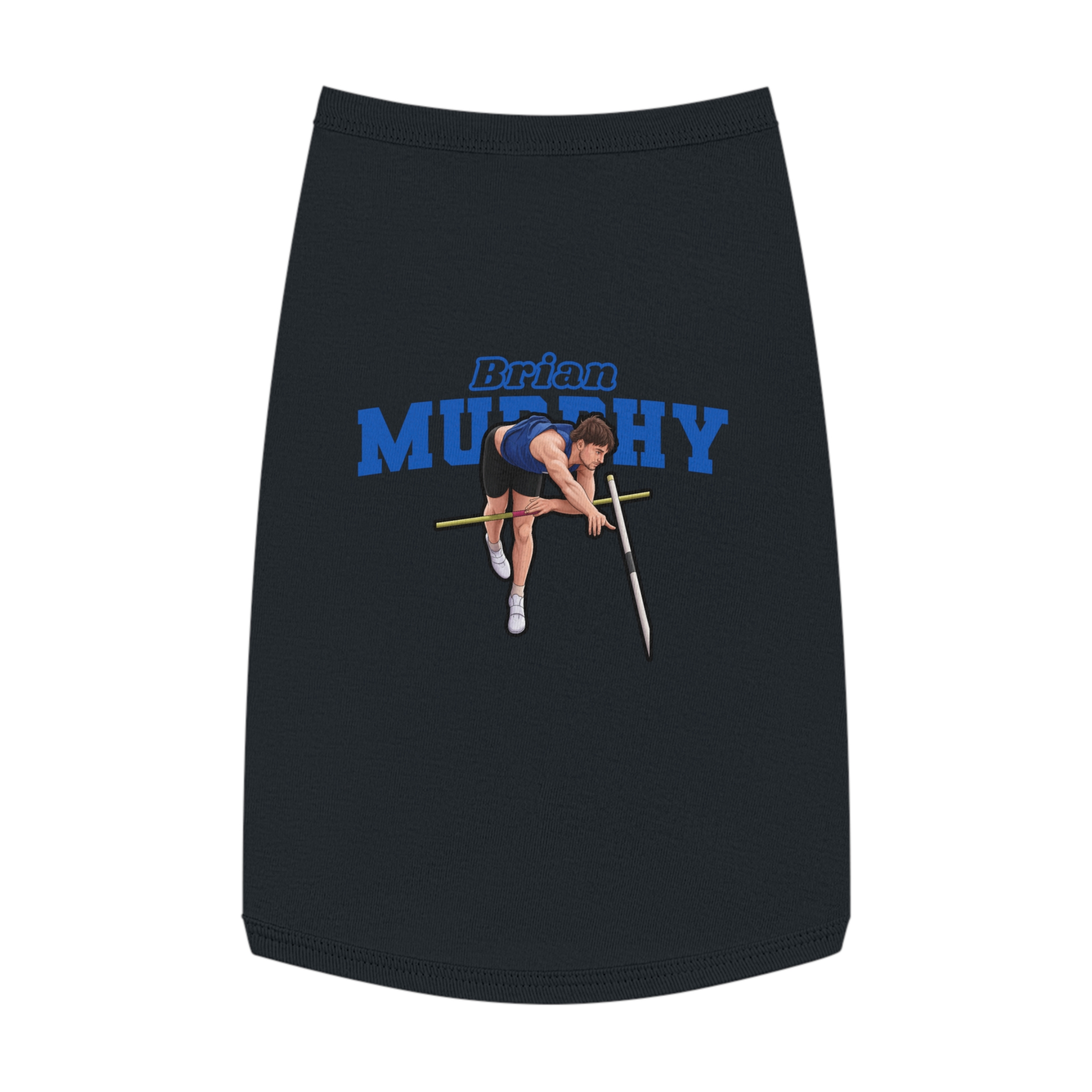 Pet Tank Top — character_name_arch in Black
