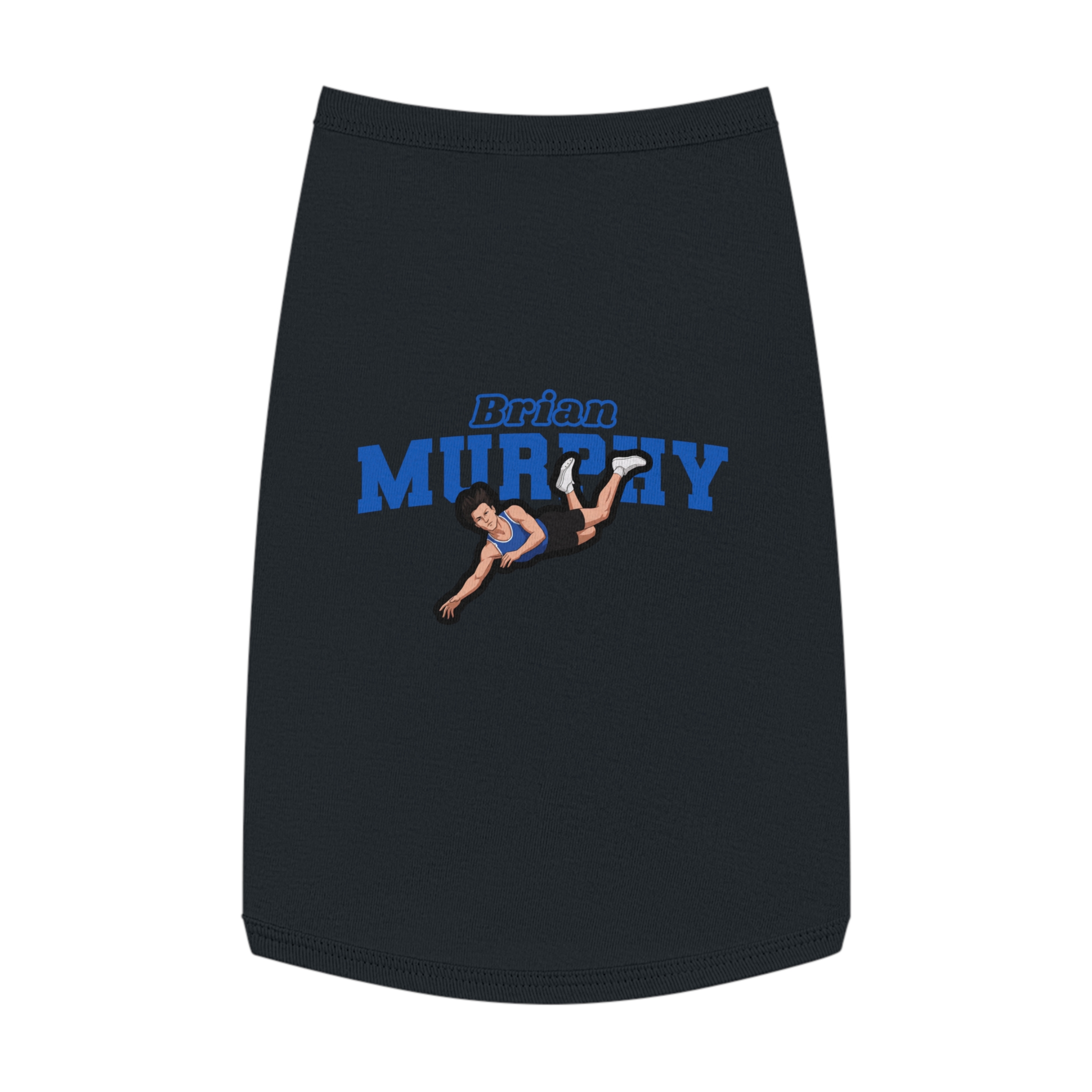 Pet Tank Top — character_name_arch in White