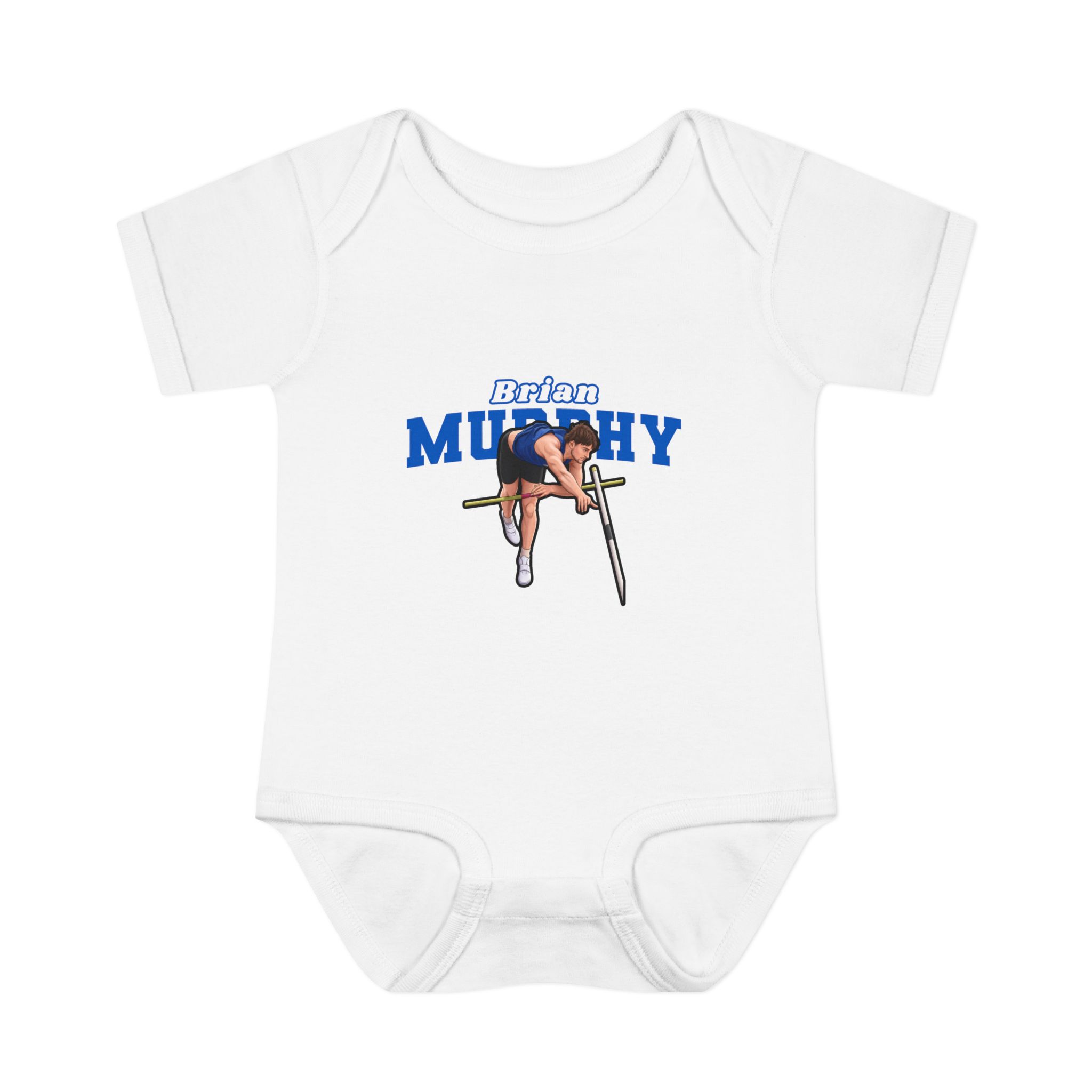 Baby Onesie — character_name_arch in White