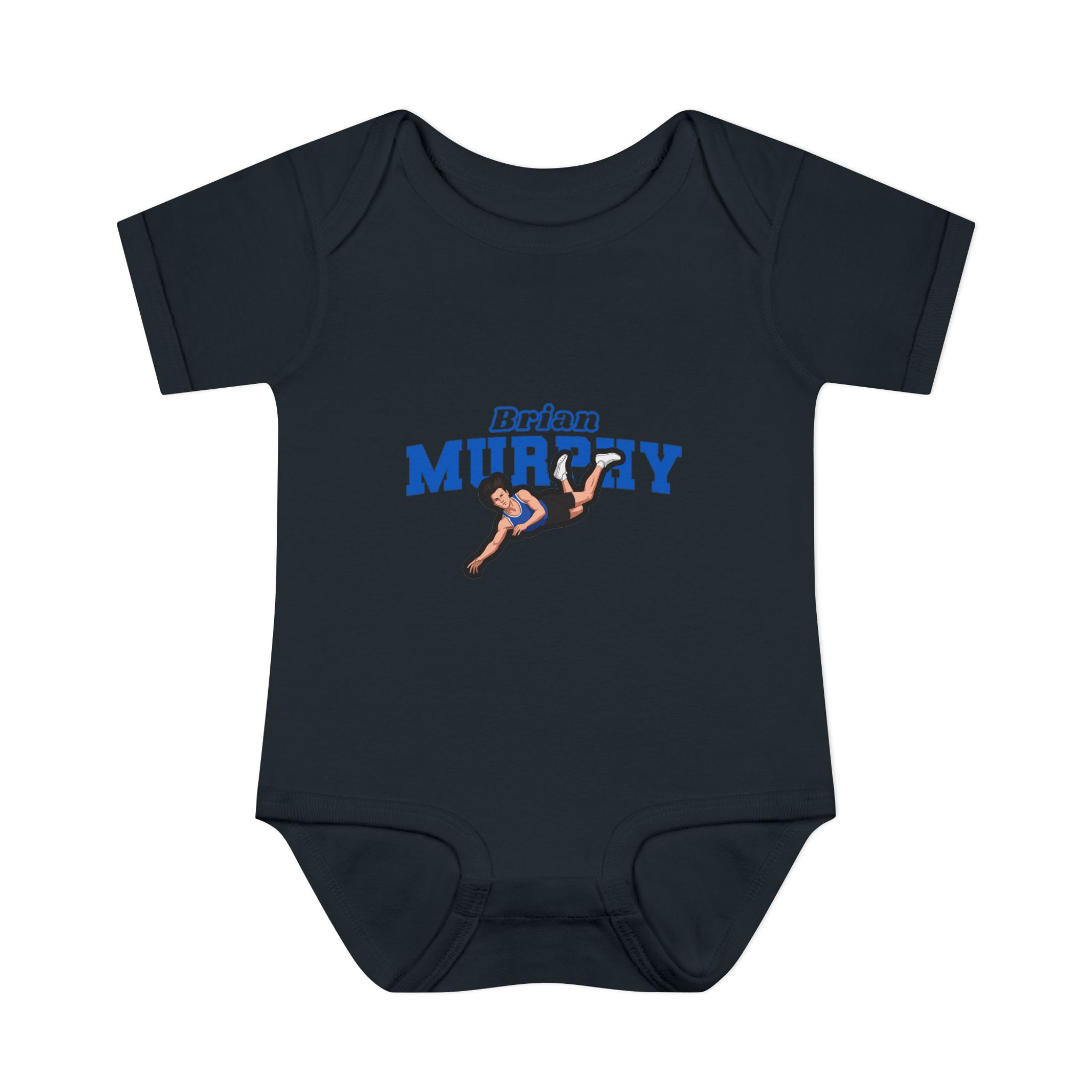 Baby Onesie — character_name_arch in Black