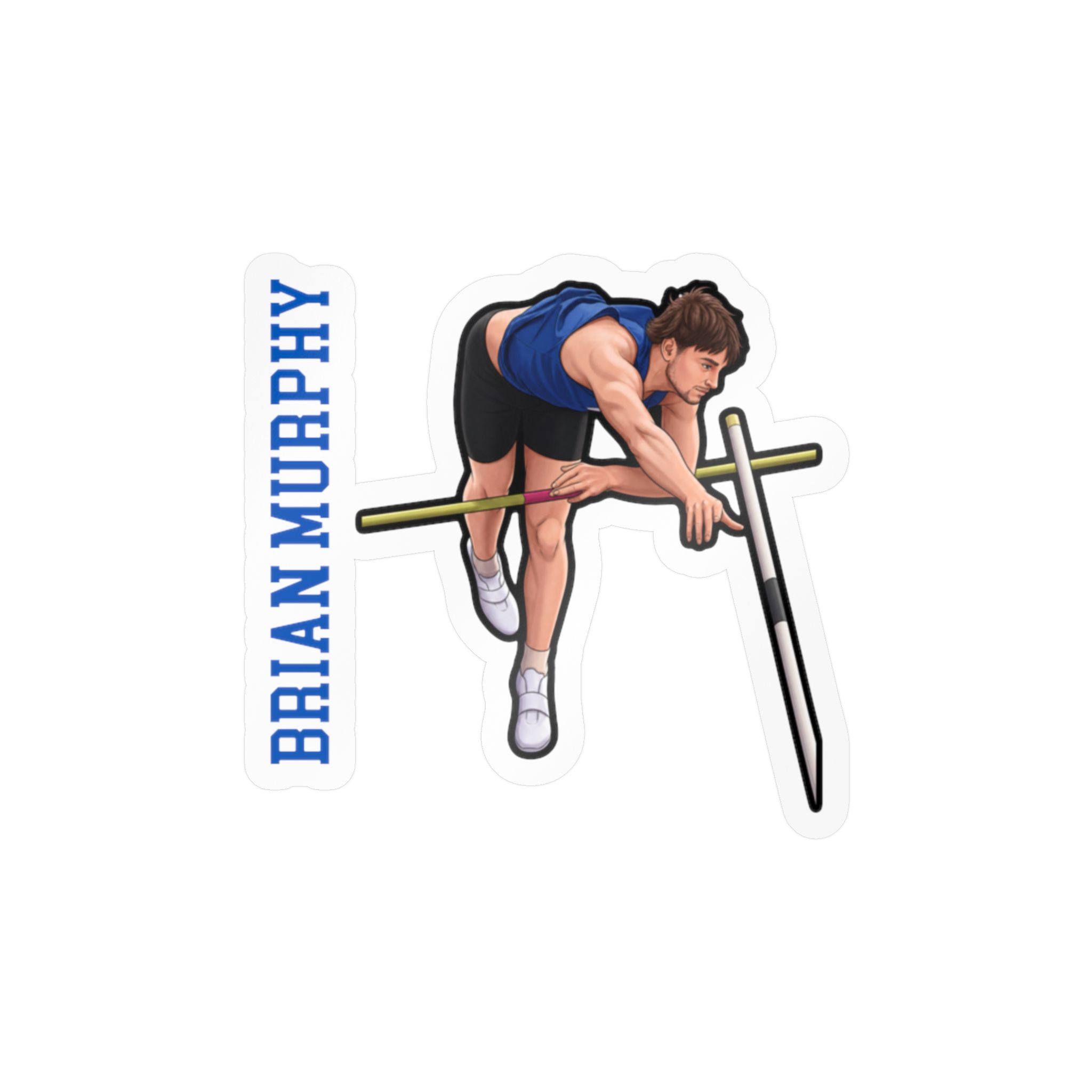 Vinyl Sticker — character_name_vertical in Classic