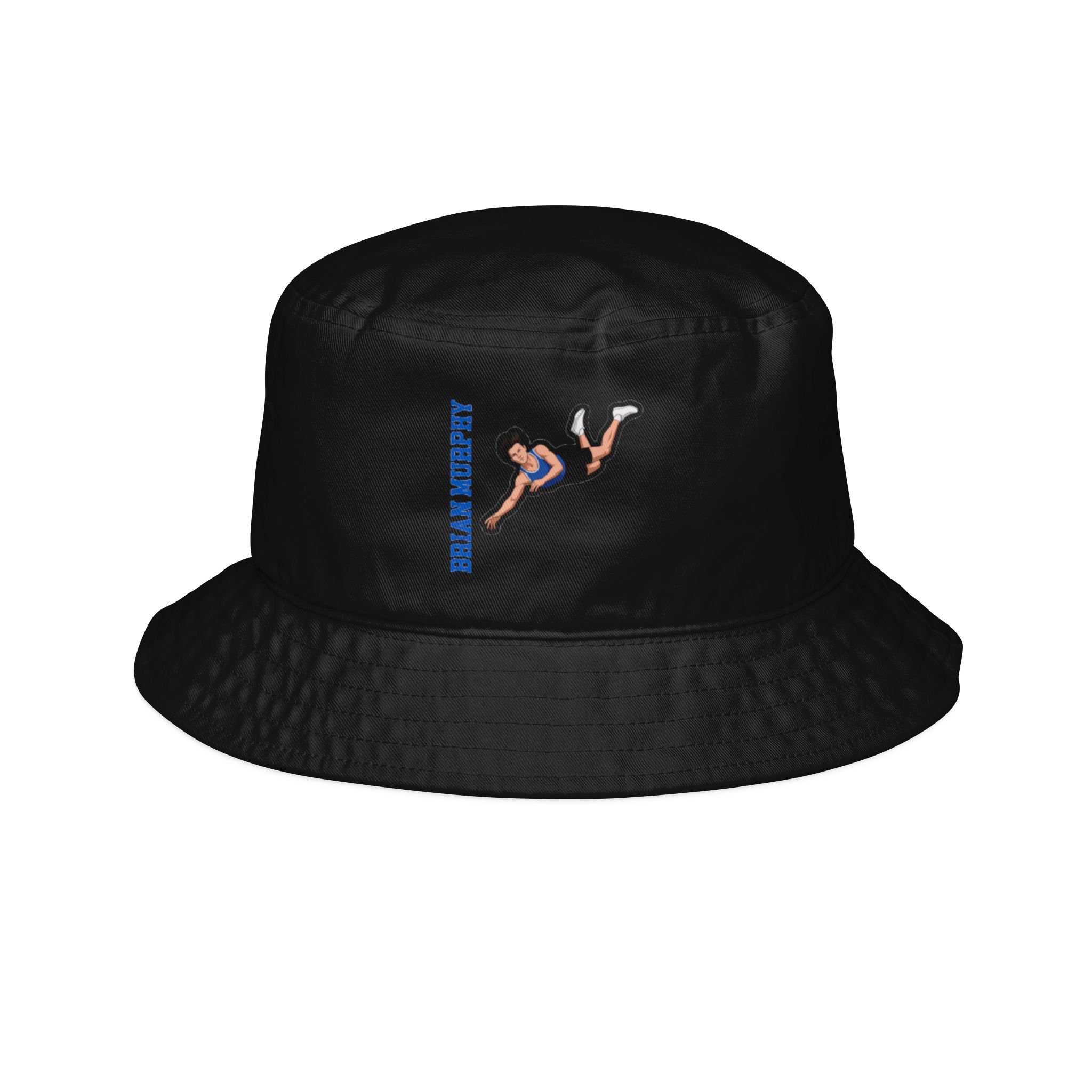 Bucket Hat — character_name_vertical in Black