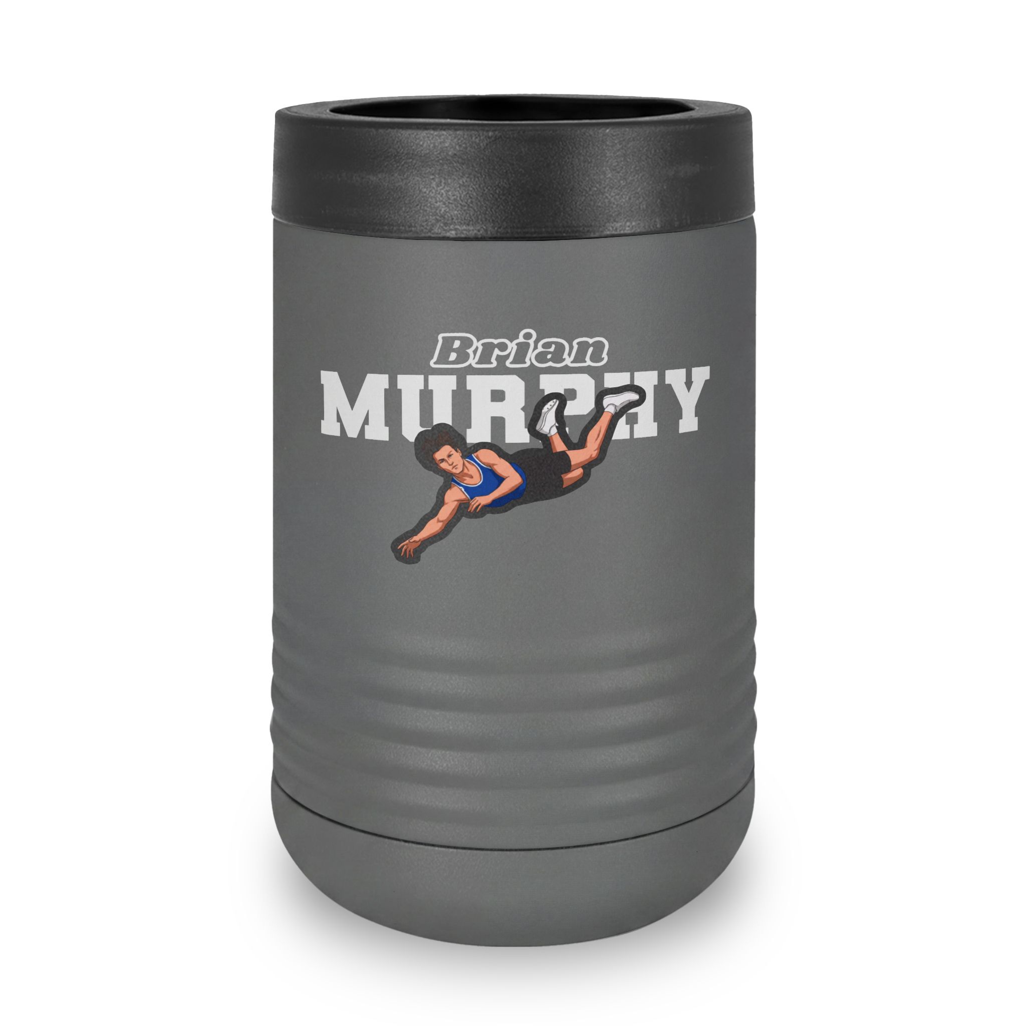 Stainless Can Cooler — character_name_arch in Grey