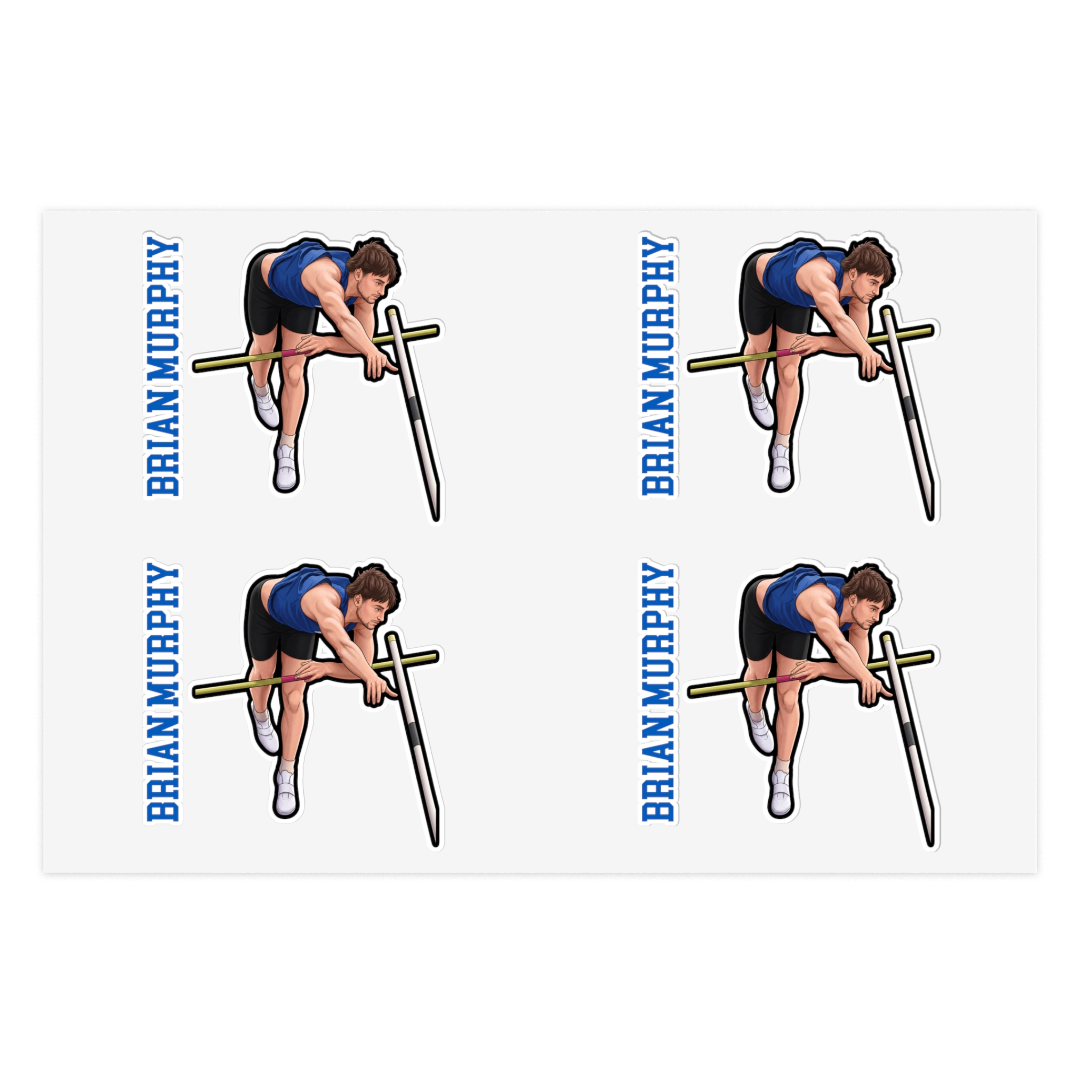 Sticker Sheet — character_name_vertical in Classic