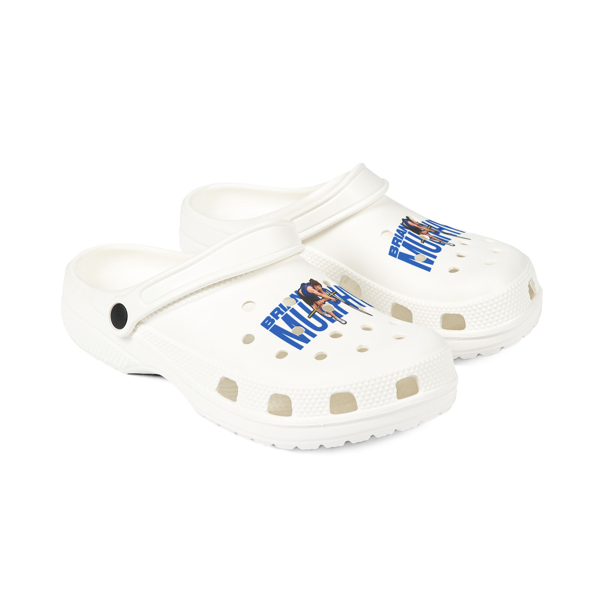 Rubber Clogs — character_player_name in White