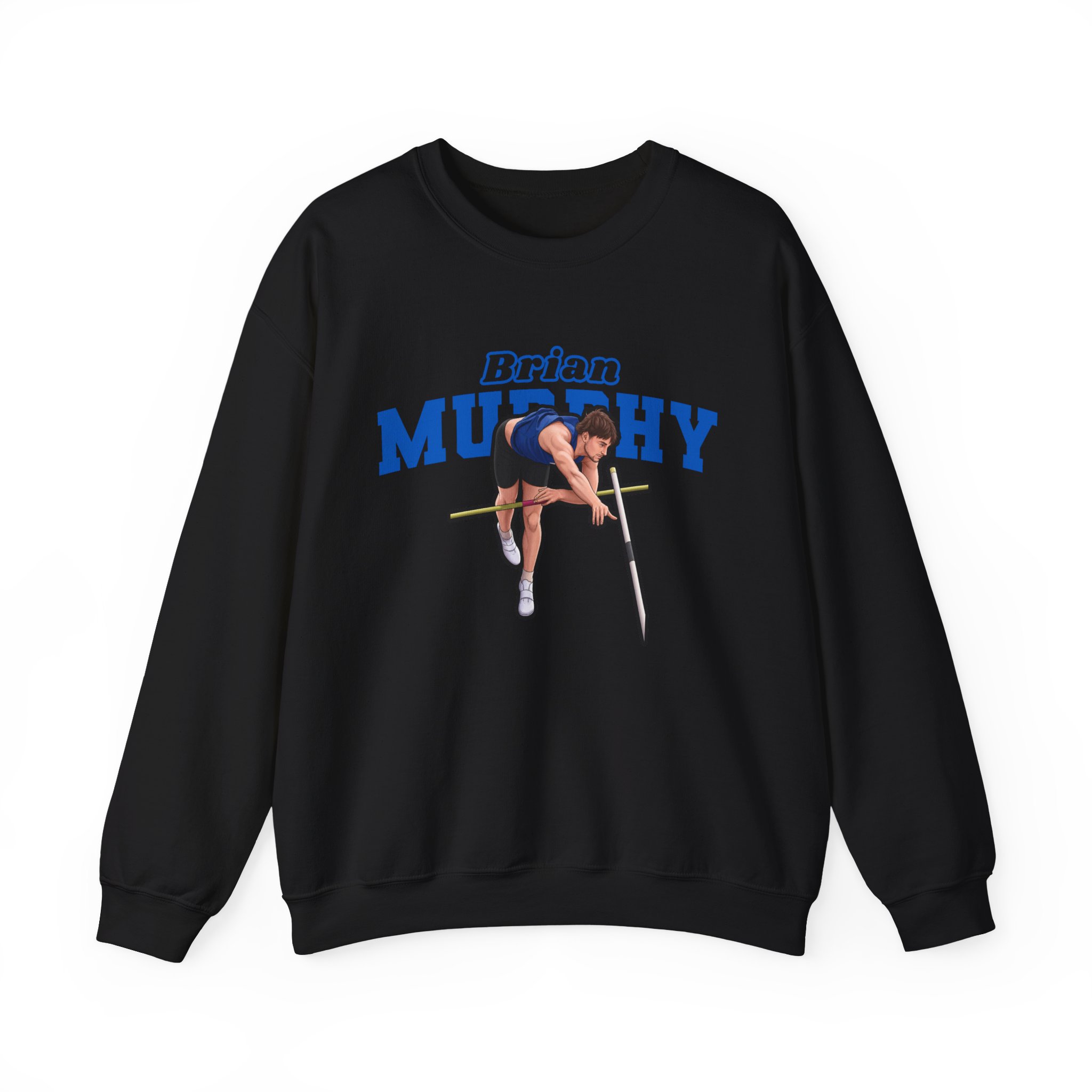Crewneck Sweatshirt — character_name_arch in Black