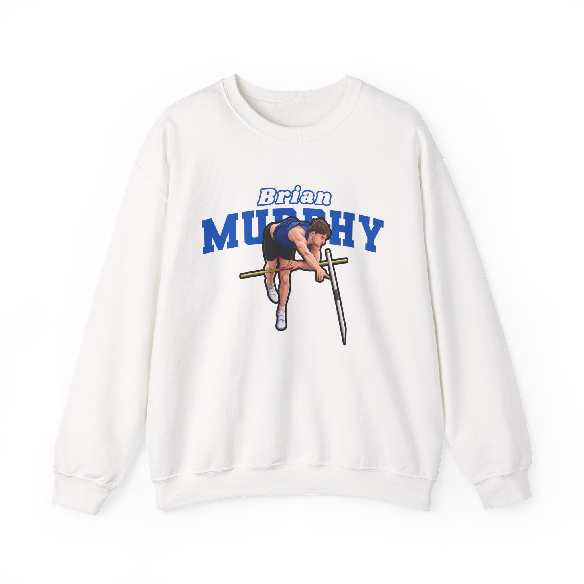 Crewneck Sweatshirt — character_name_arch in White