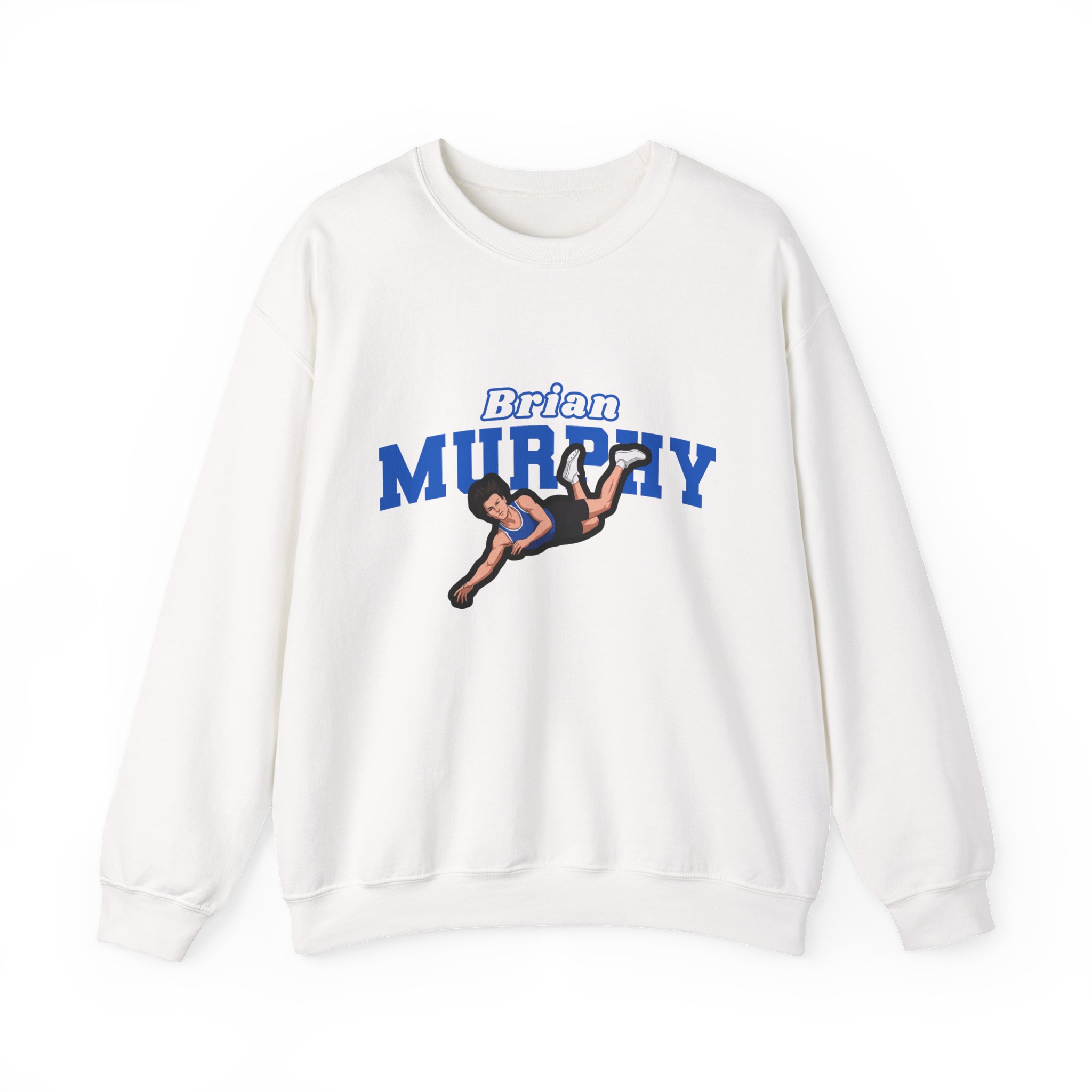 Crewneck Sweatshirt — character_name_arch in White