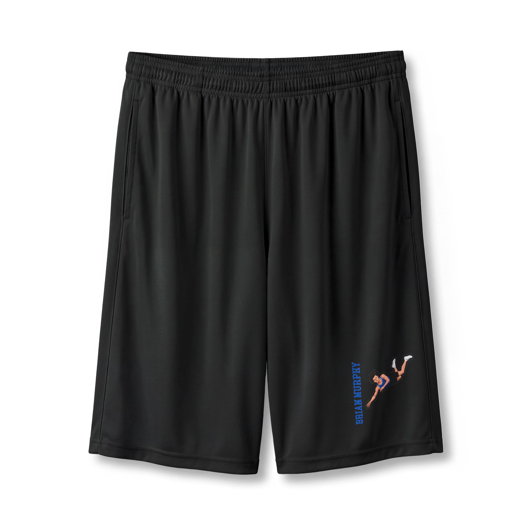 Shorts — character_name_vertical in Black