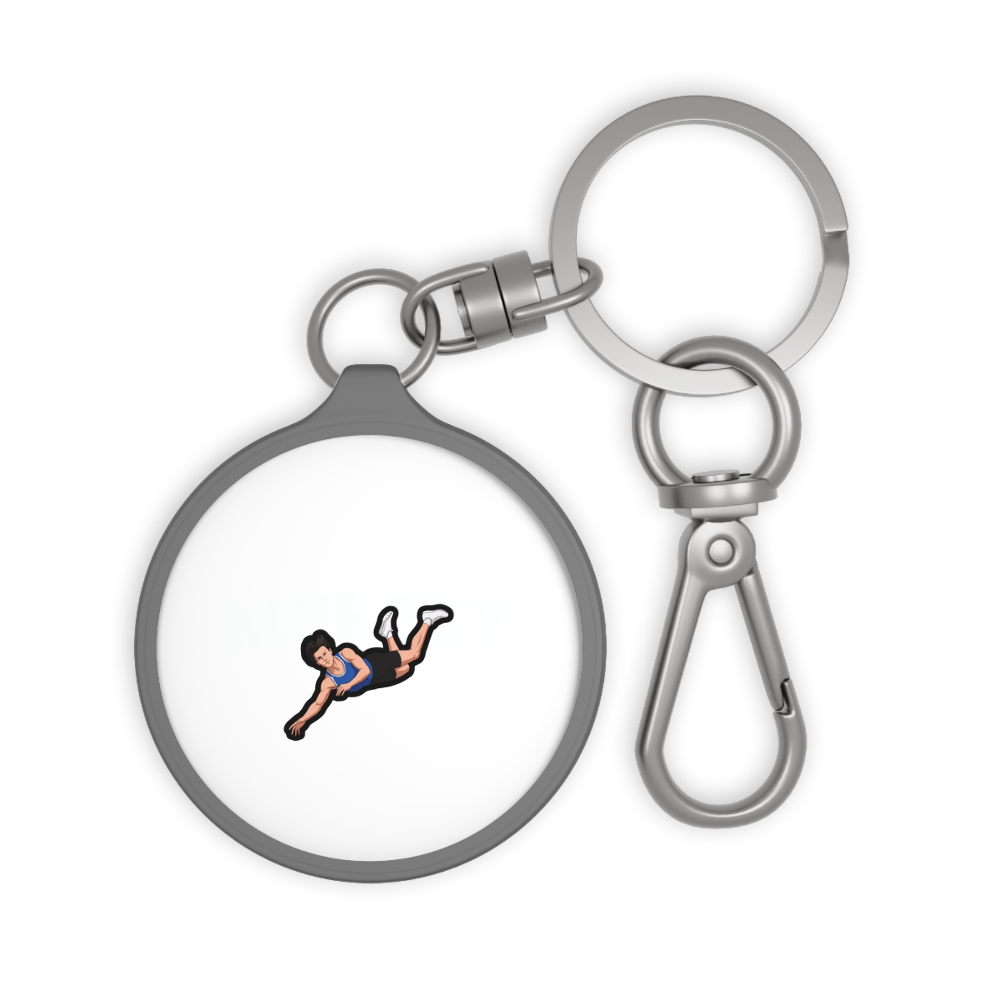 Keychain — character_name_arch in Grey