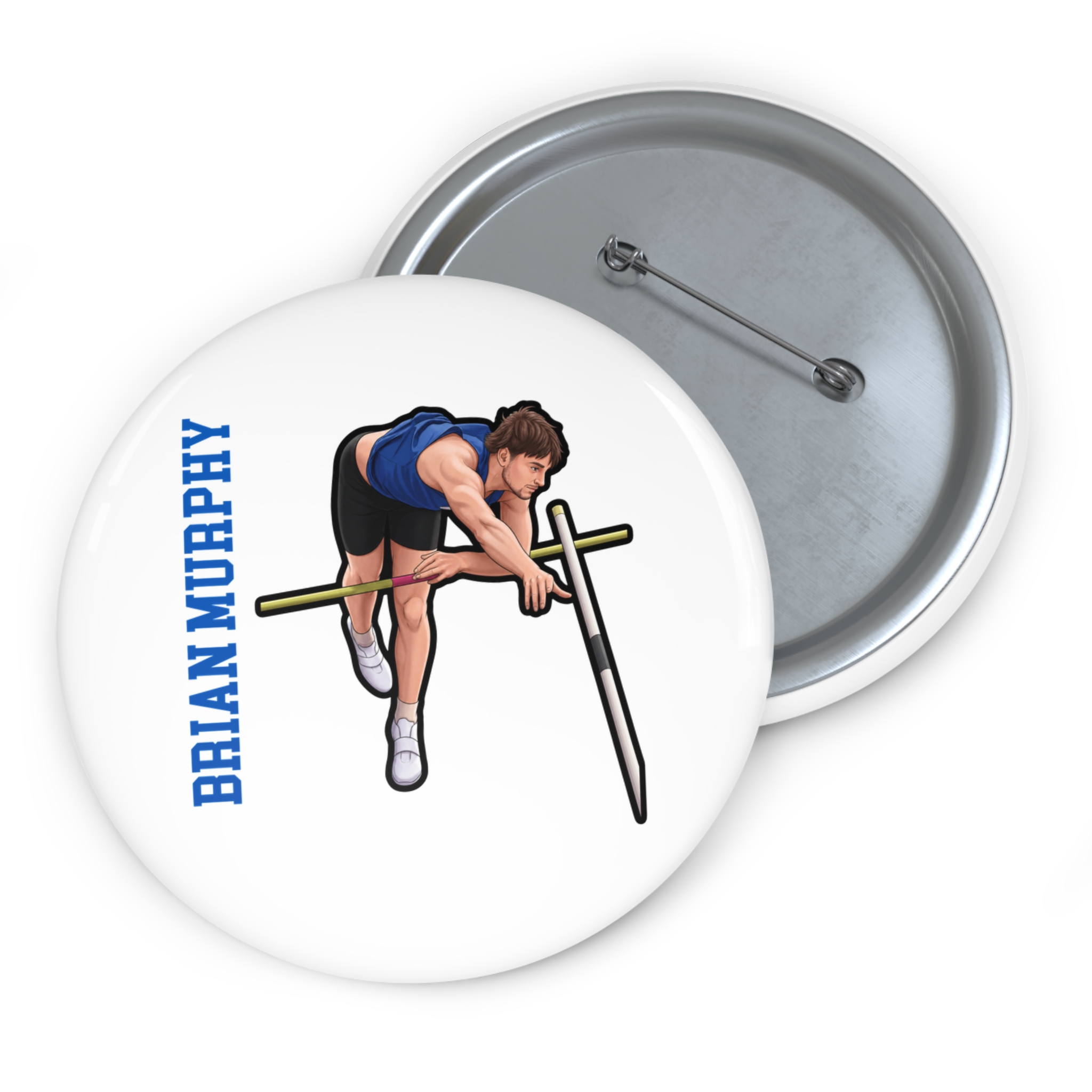 Game Day Pin — character_name_vertical in Classic