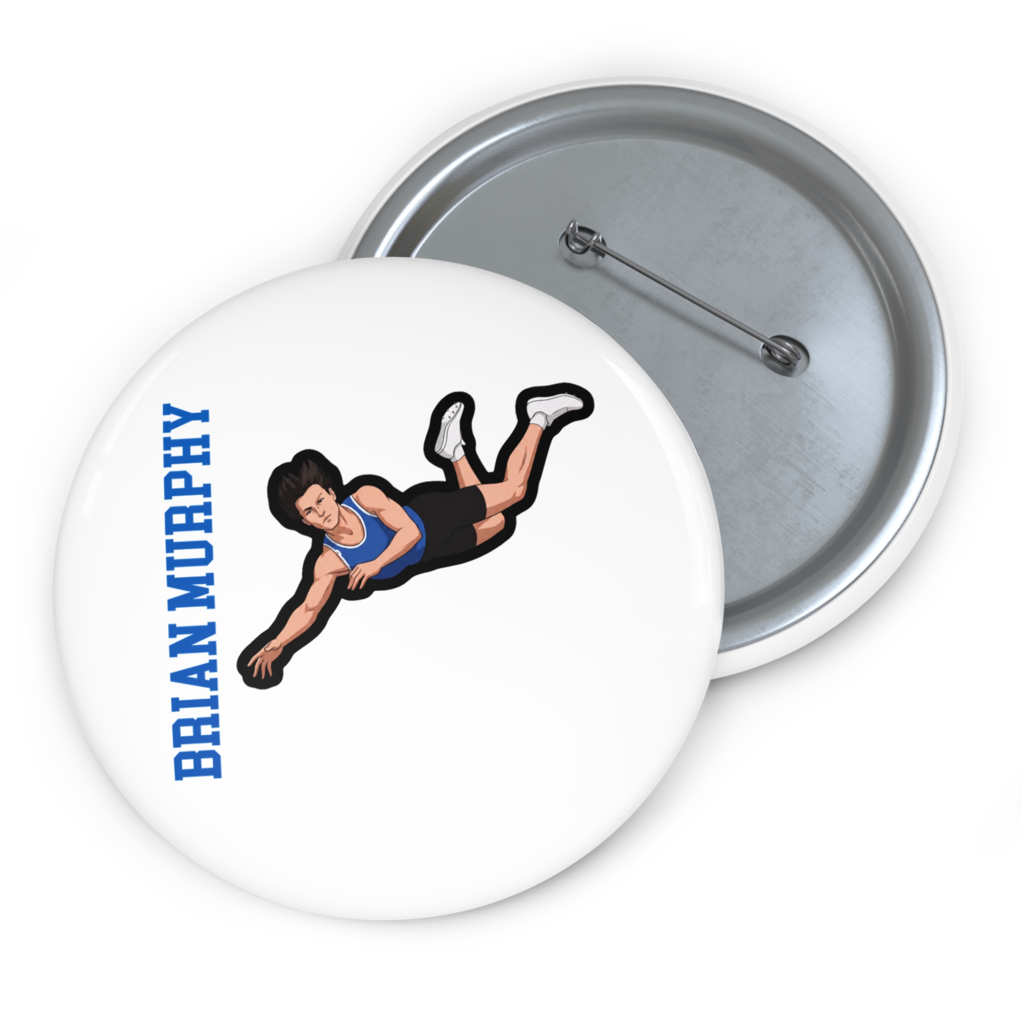 Game Day Pin — character_name_vertical in Classic