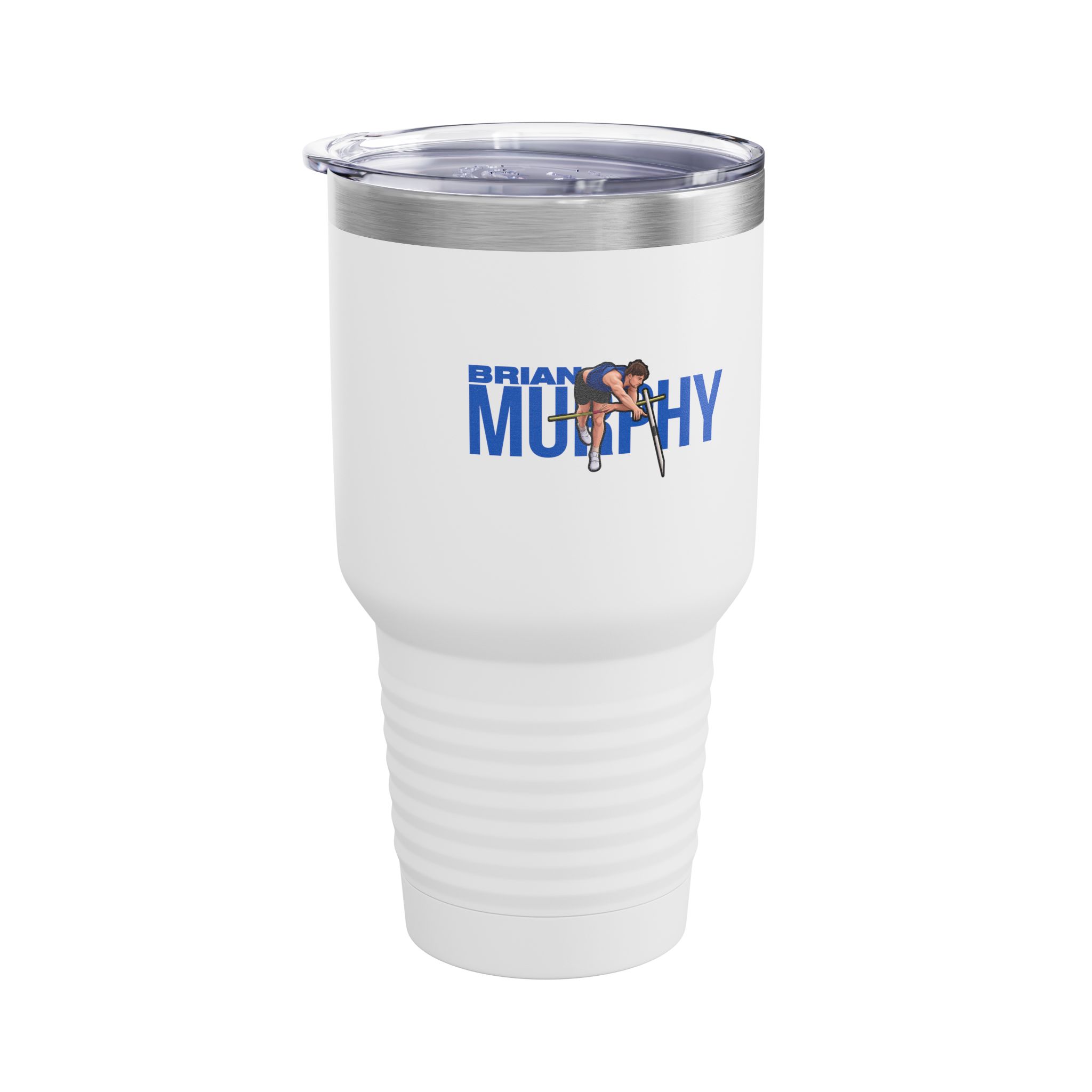 30oz Tumbler — character_player_name in White