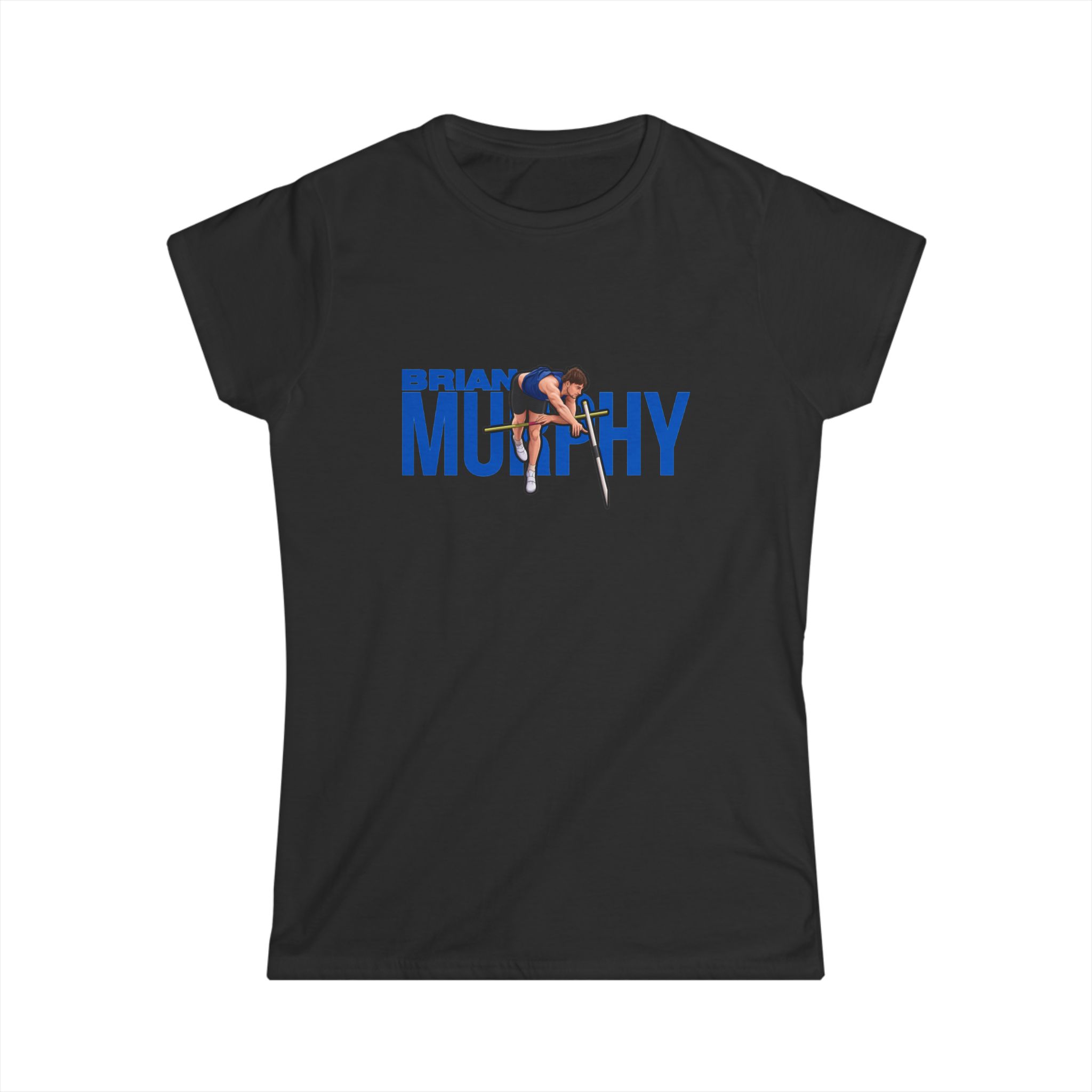 Women's Softstyle Tee — character_player_name in Black