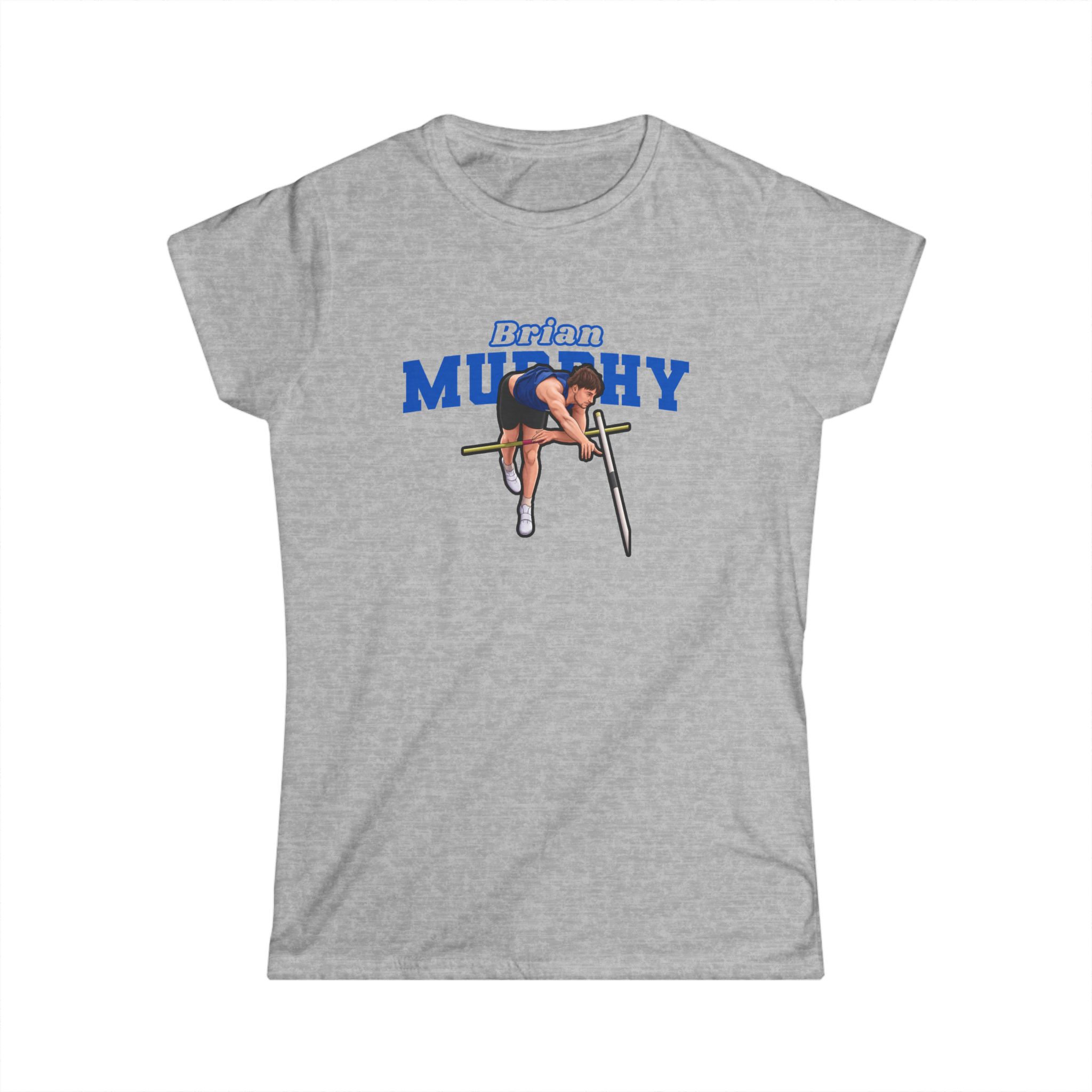 Women's Softstyle Tee — character_name_arch in Grey