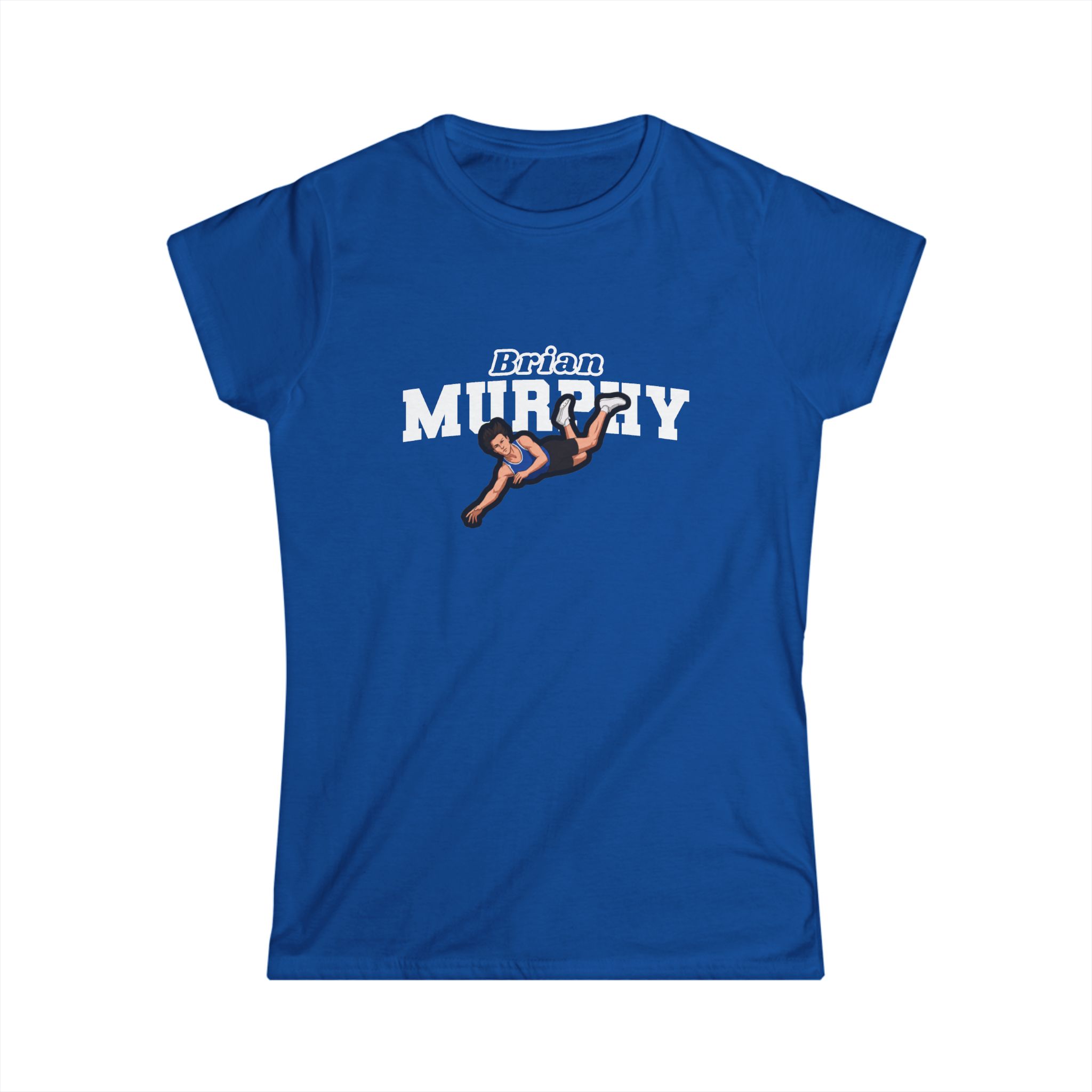 Women's Softstyle Tee — character_name_arch in Royal