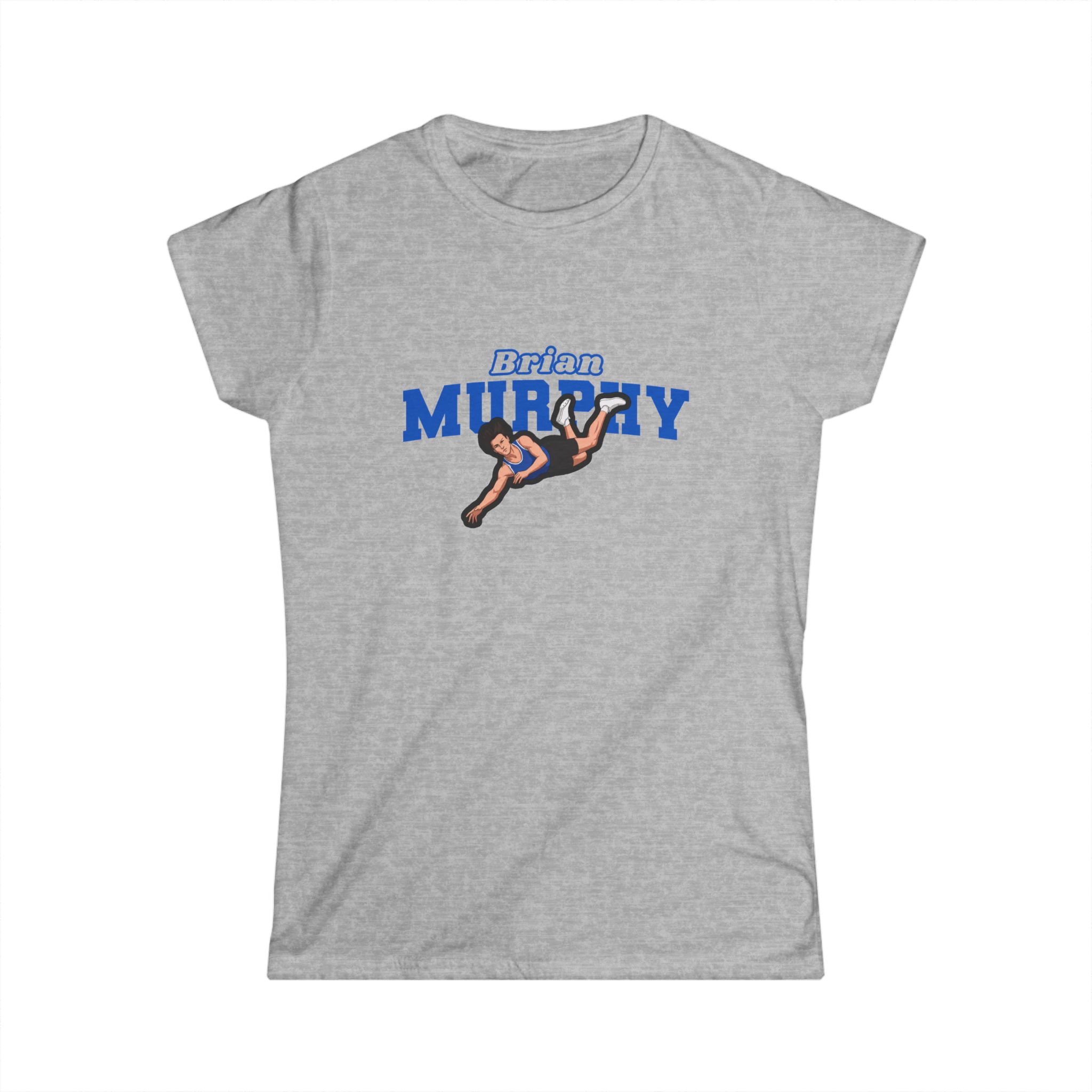Women's Softstyle Tee — character_name_arch in Grey