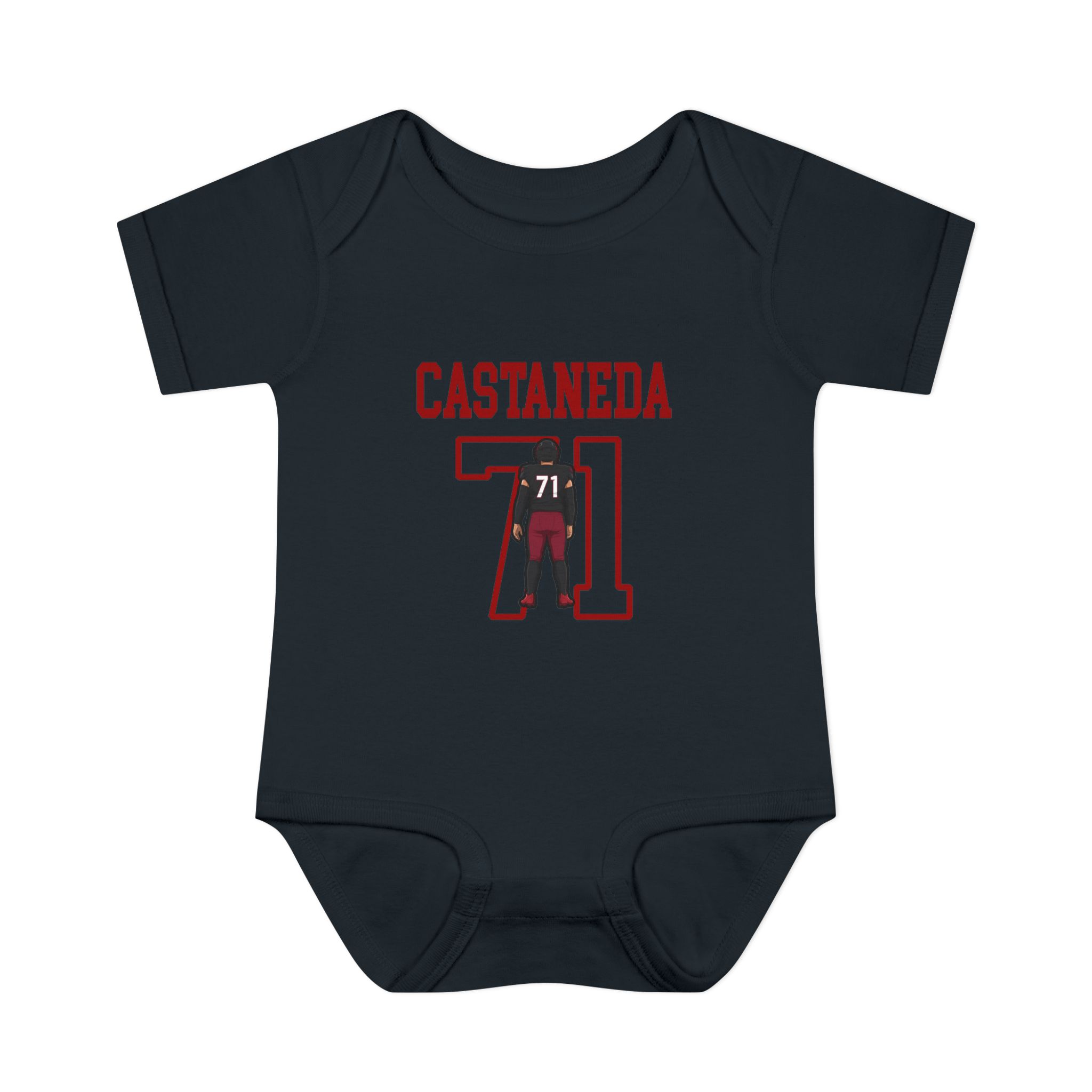 Baby Onesie — character_shirsey in Black