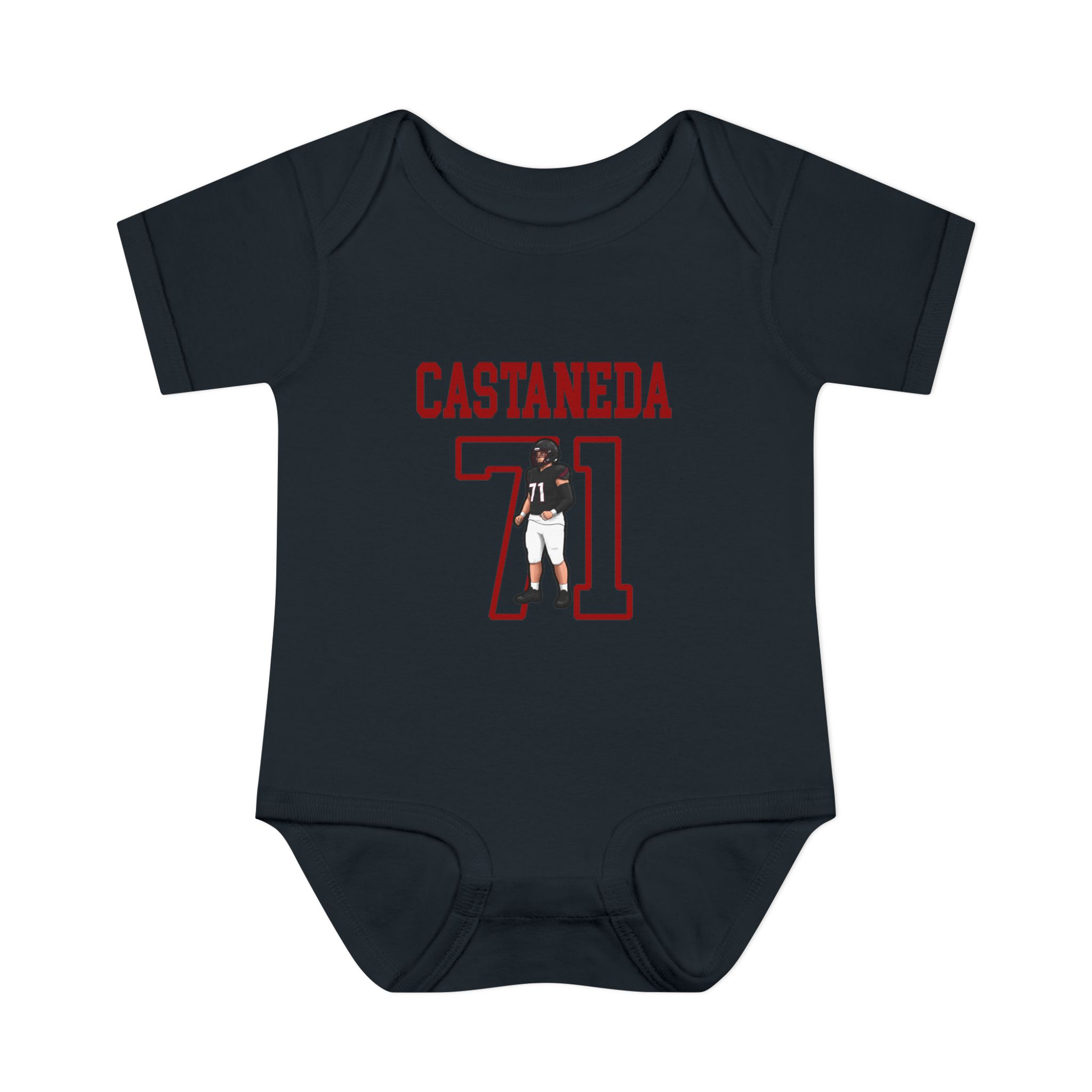 Baby Onesie — character_shirsey in Black