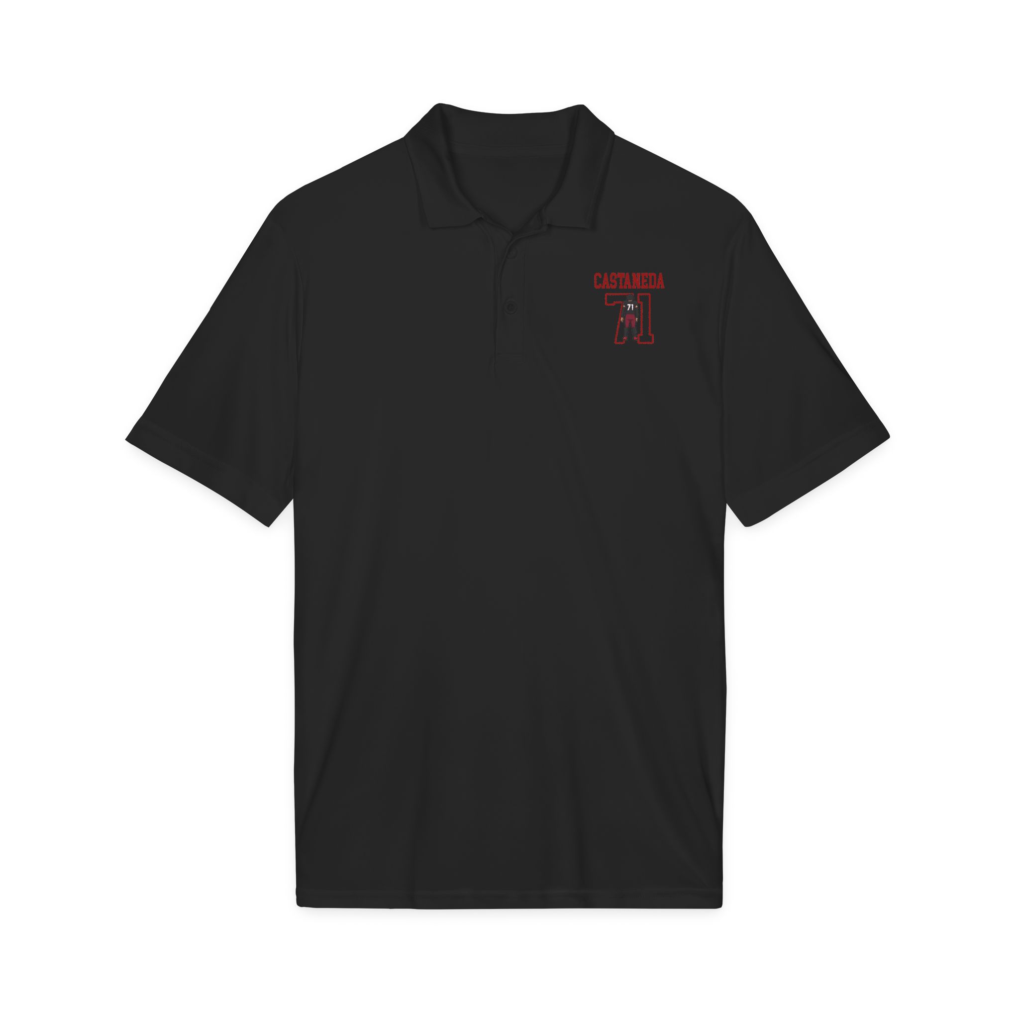 Polo — character_shirsey in Black