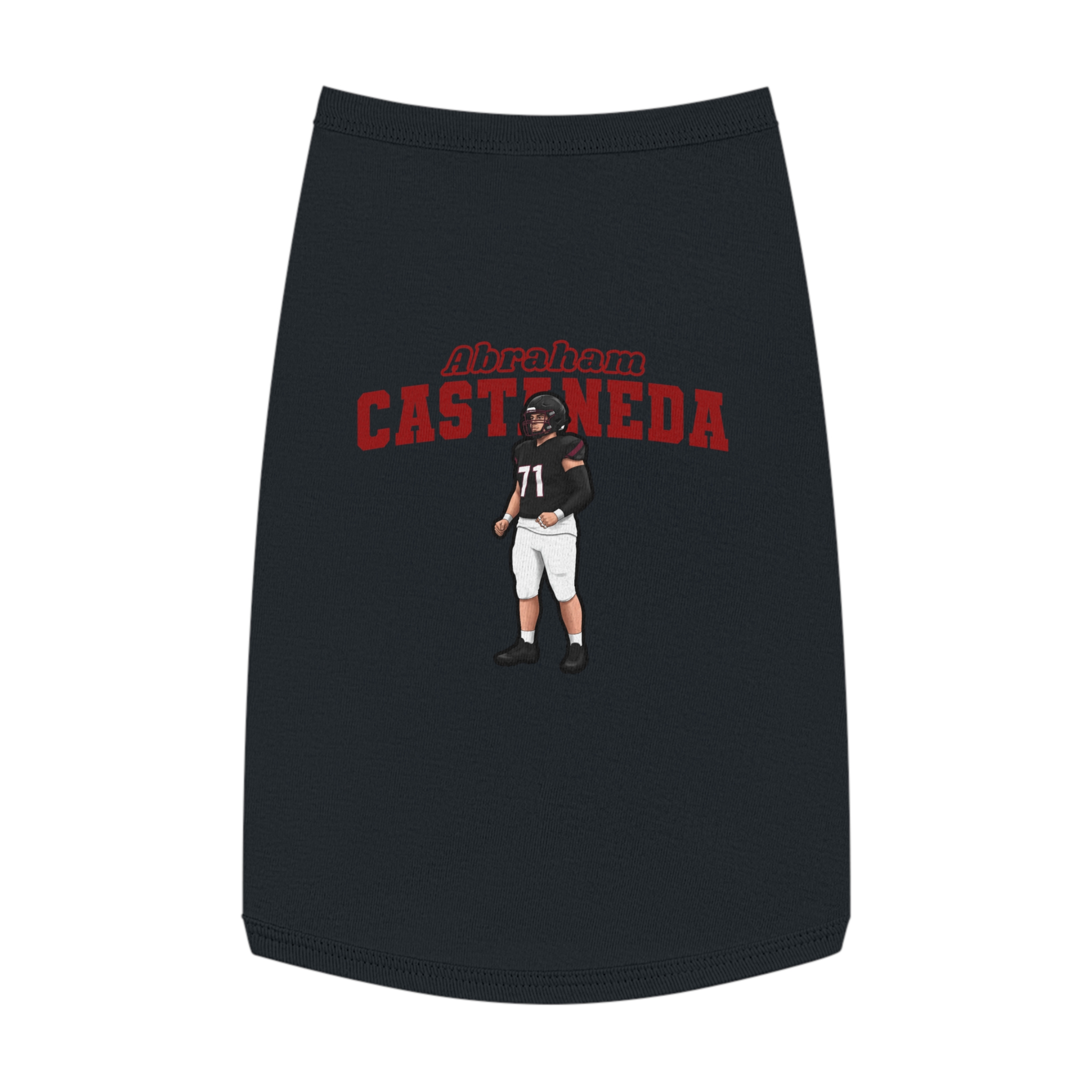 Pet Tank Top — character_name_arch in White
