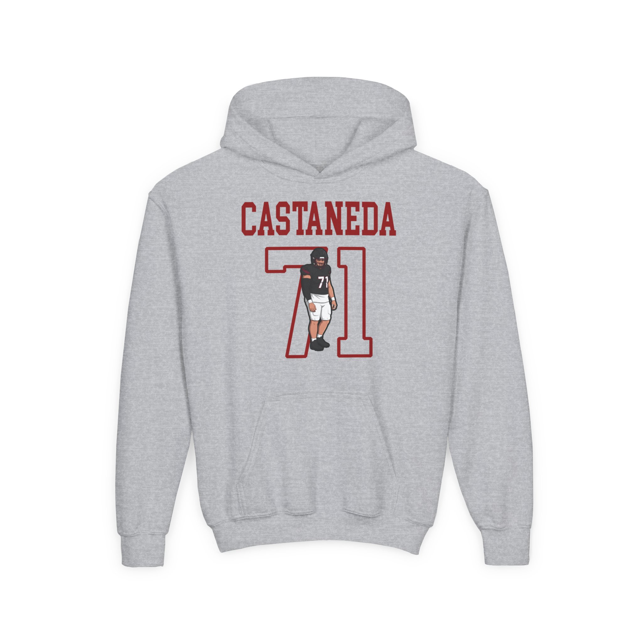 Youth Hoodie — character_shirsey in Grey