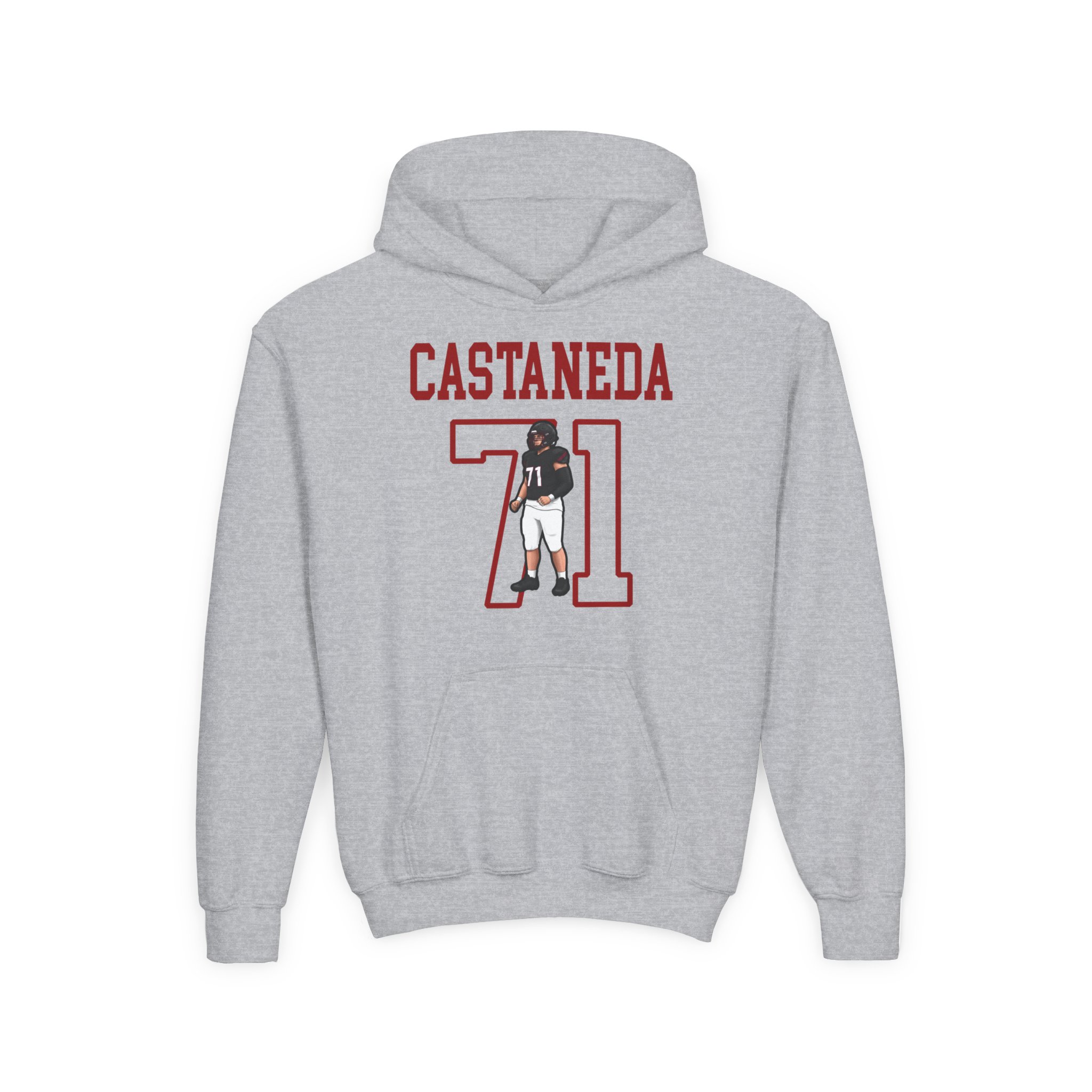 Youth Hoodie — character_shirsey in Grey