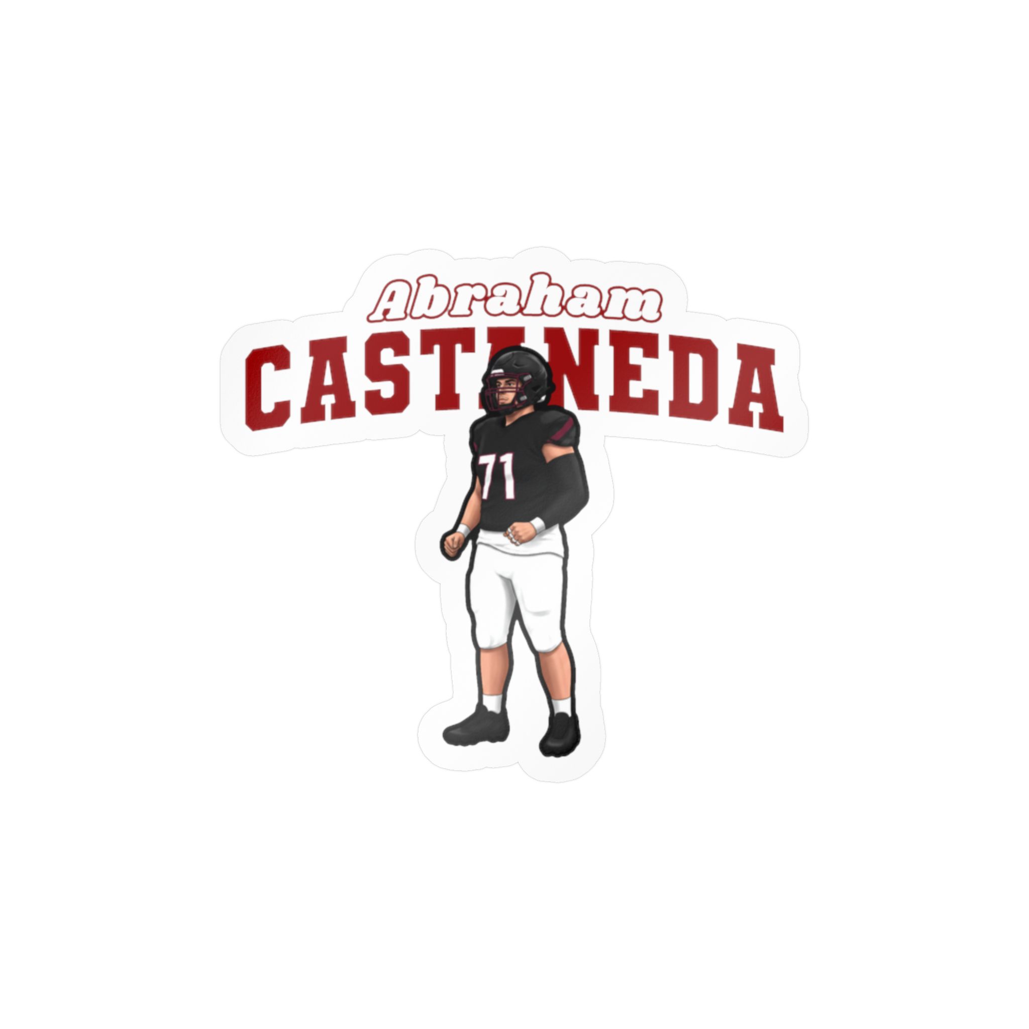 Vinyl Sticker — character_name_arch in Classic