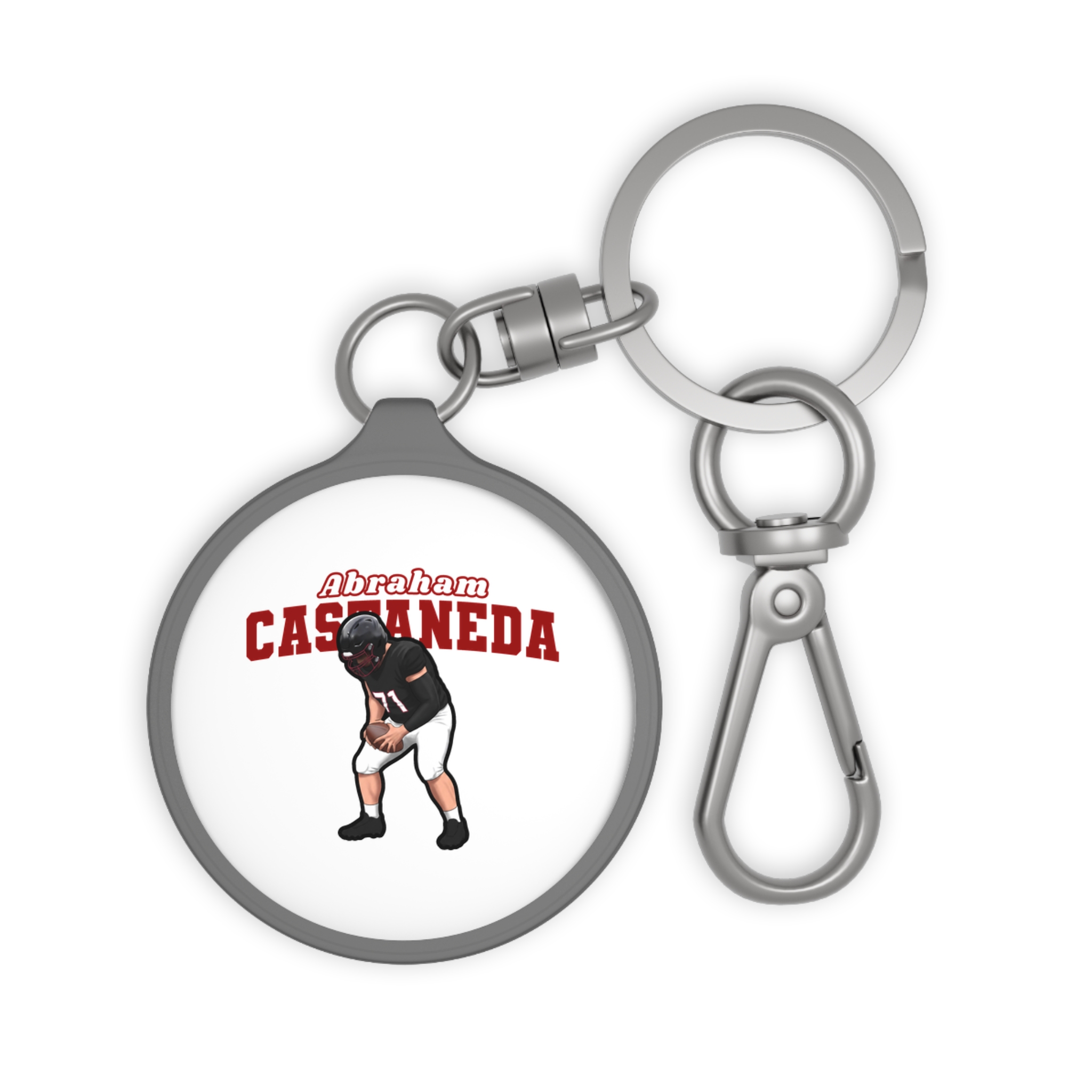 Keychain — character_name_arch in Grey