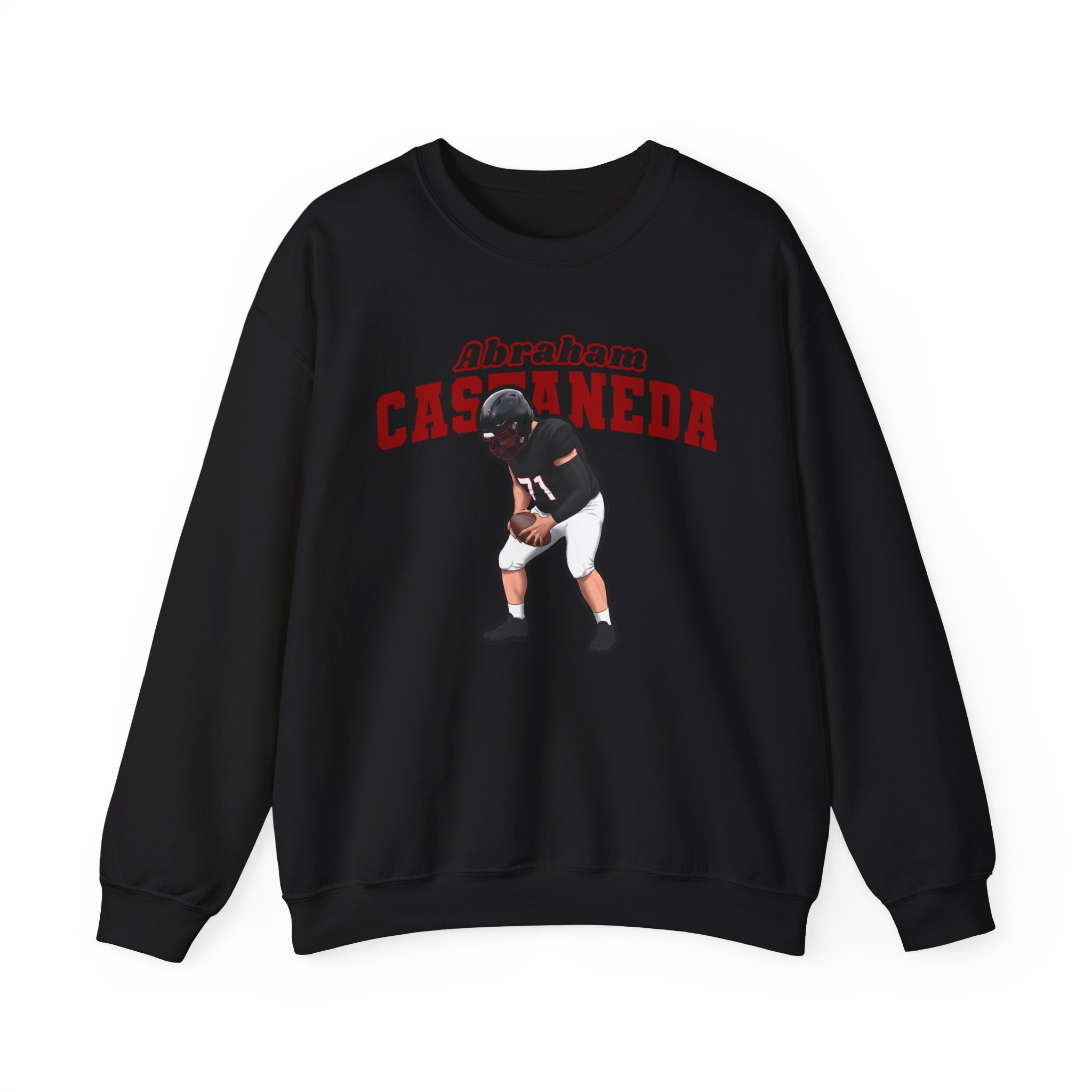 Crewneck Sweatshirt — character_name_arch in Black