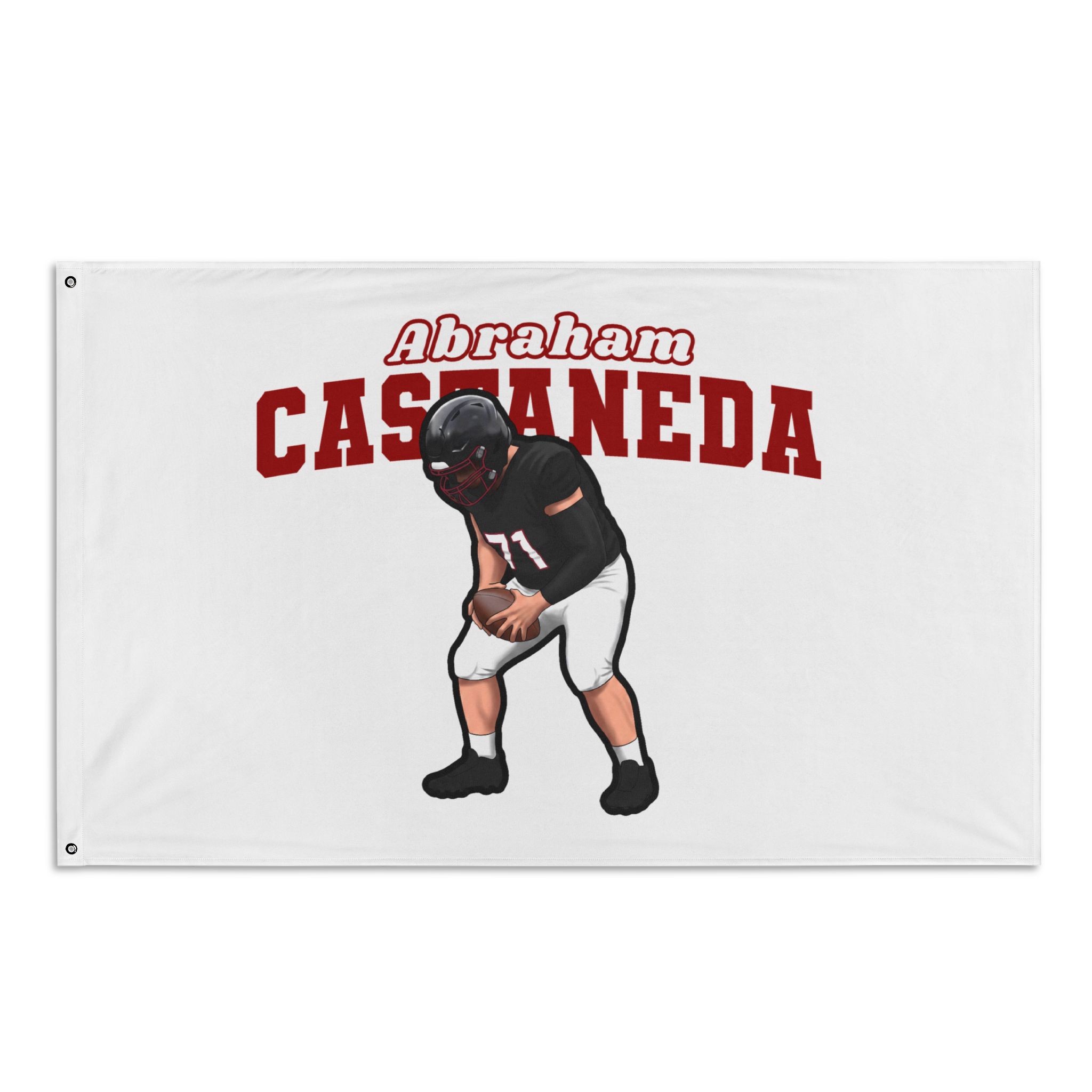 Flag (35 × 56 in) — character_name_arch in Classic