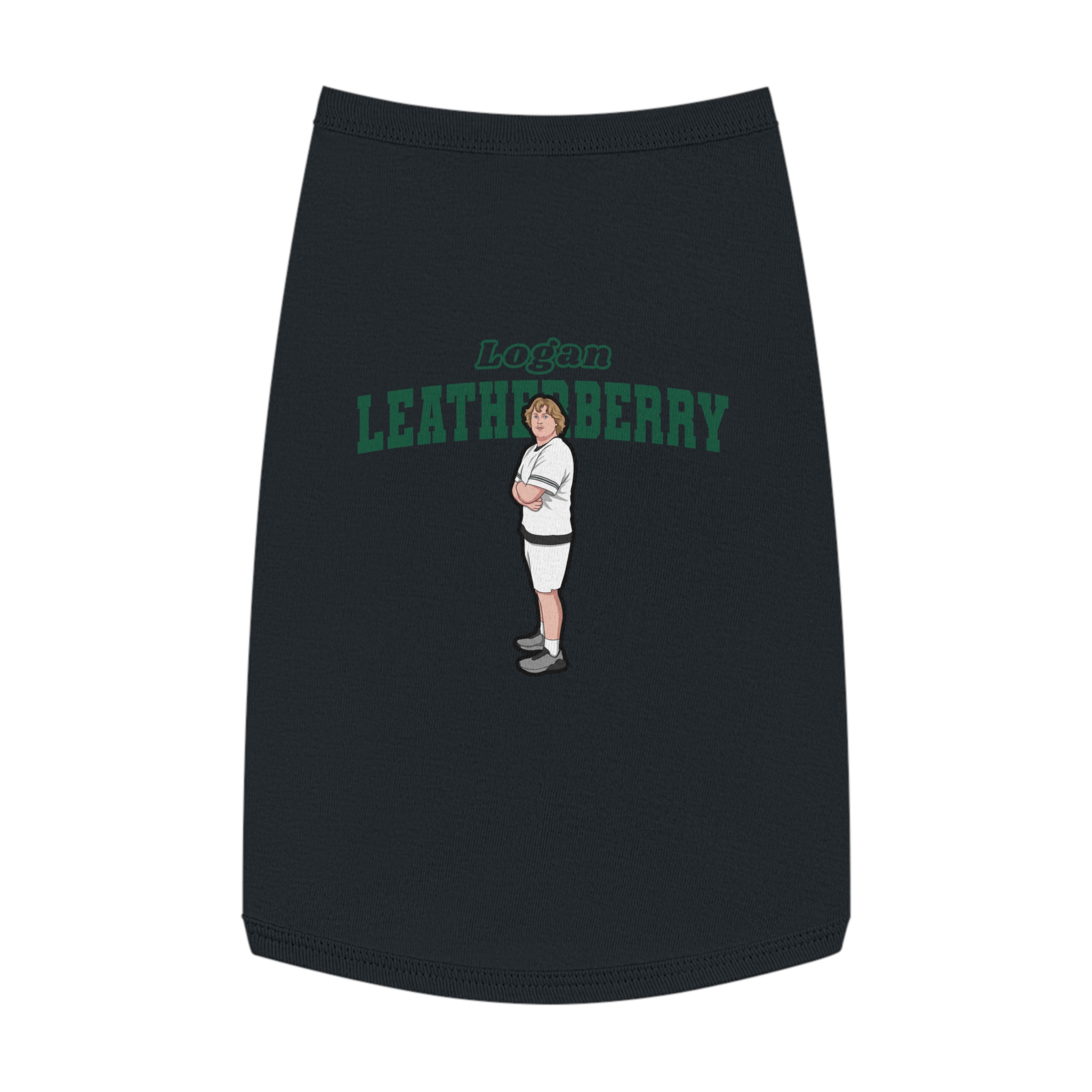 Pet Tank Top — character_name_arch in White