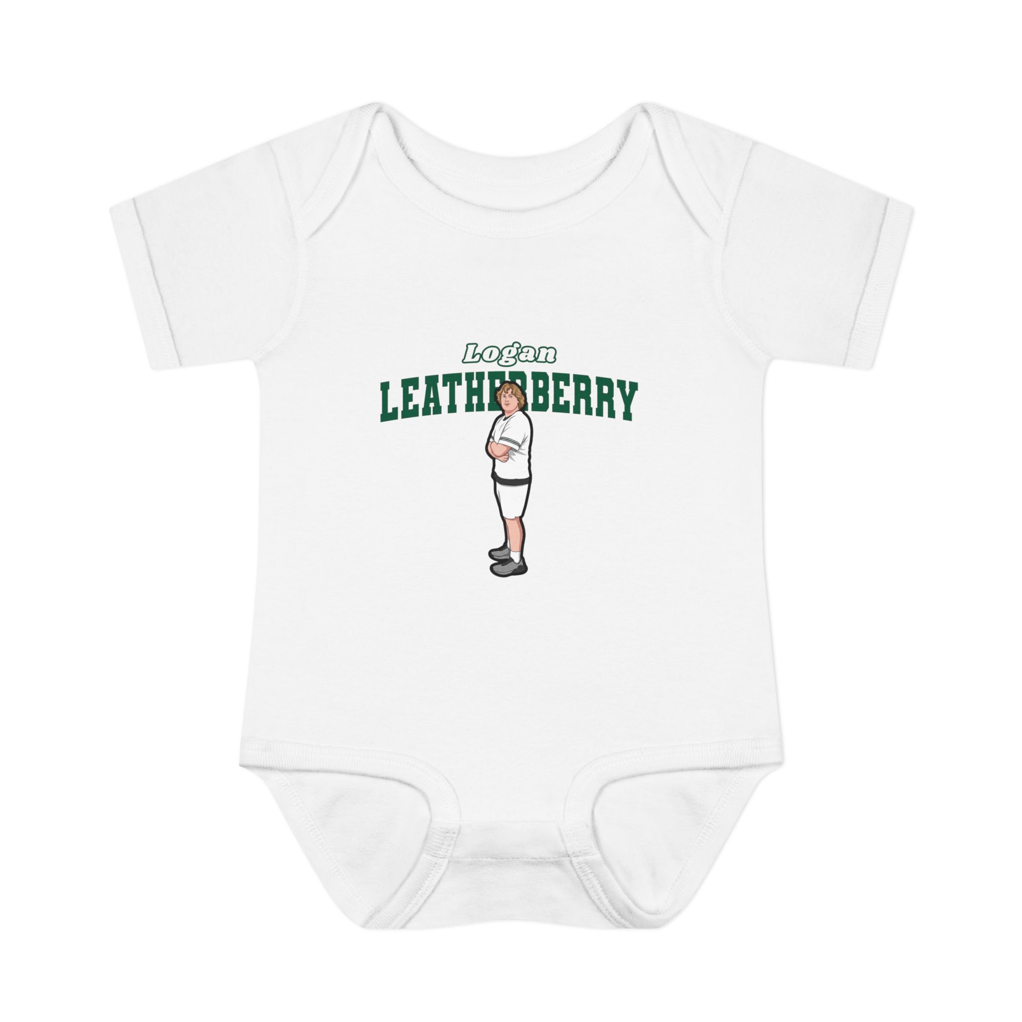 Baby Onesie — character_name_arch in White